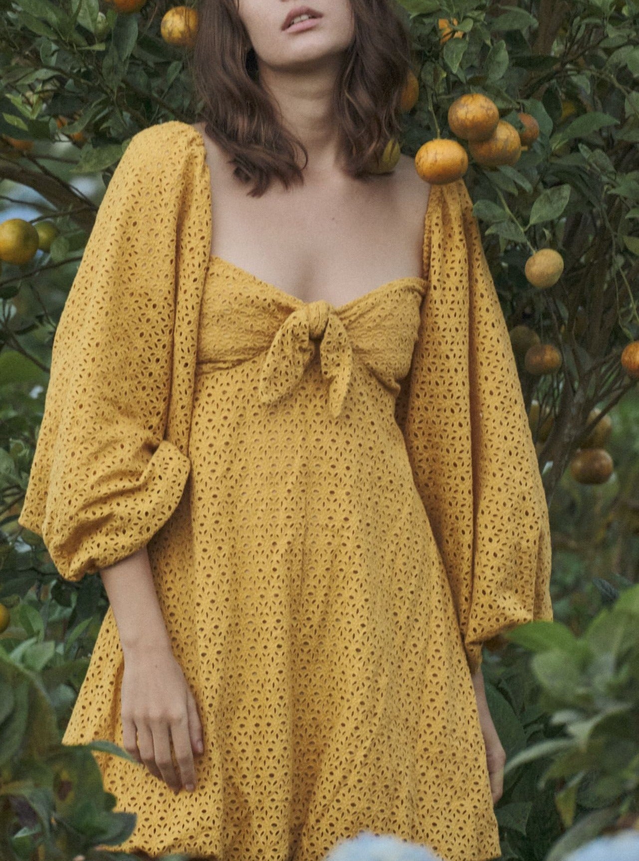 ALICE Yellow Mini Dress