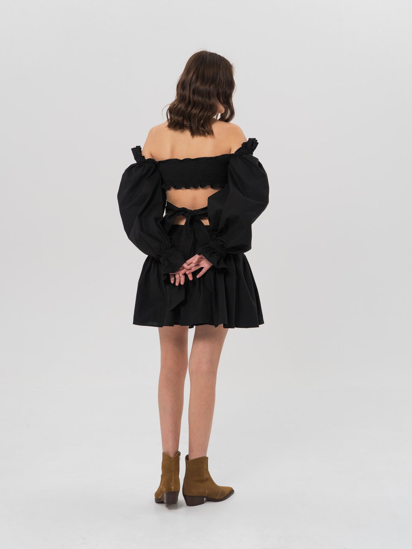 ADELE Black Mini Dress