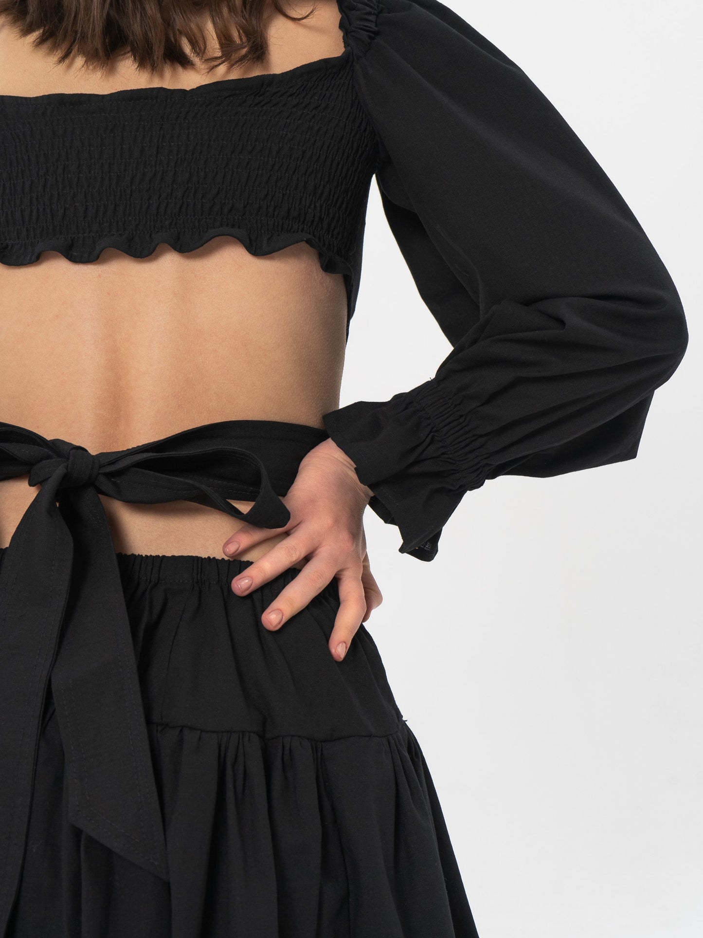 ADELE Black Mini Dress