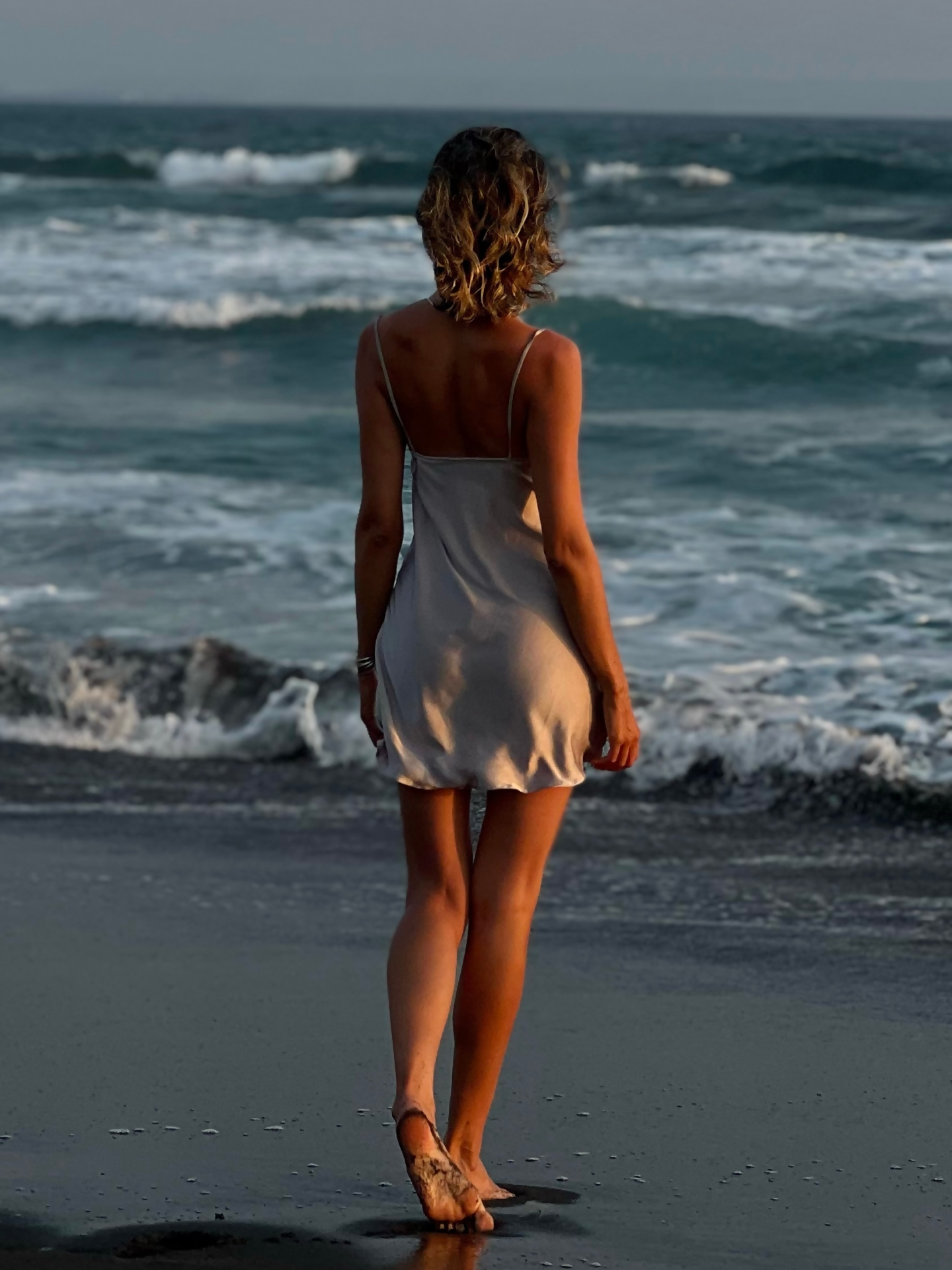 Frappe Silky Slip Dress