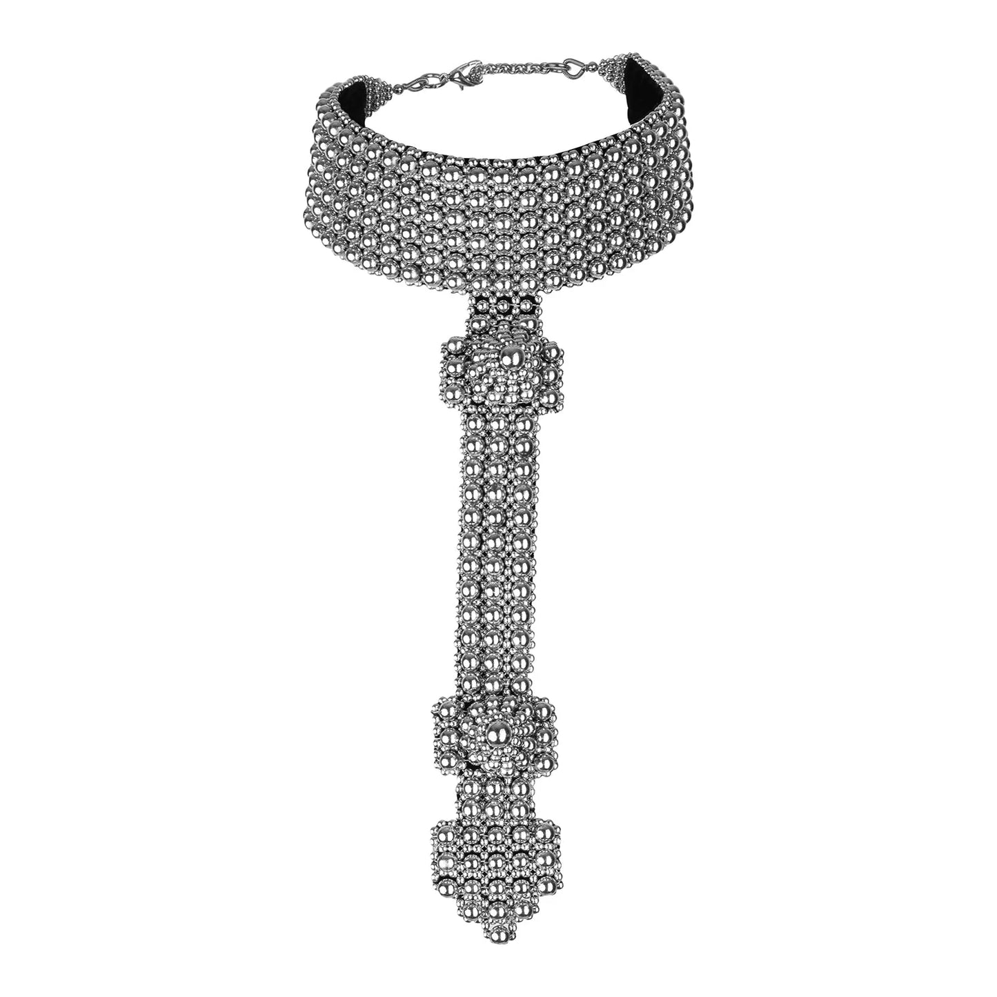 Elohim t-choker in silver
