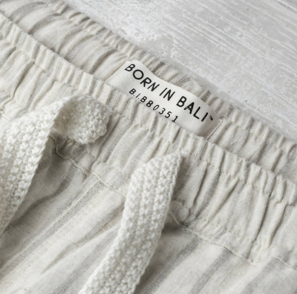 Society lounge linen long pants in slate - hedonist.bali