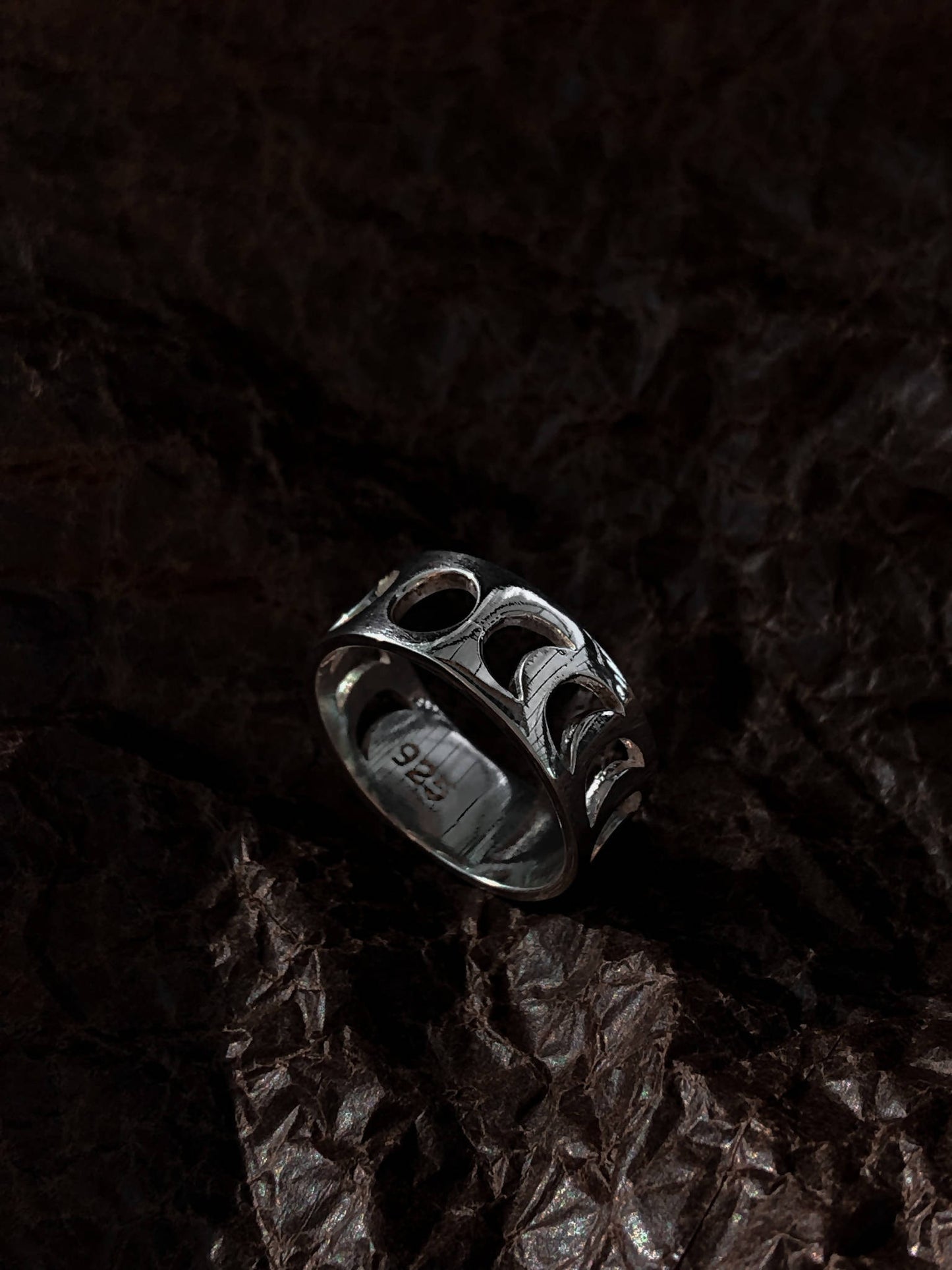The Moon Circle Ring