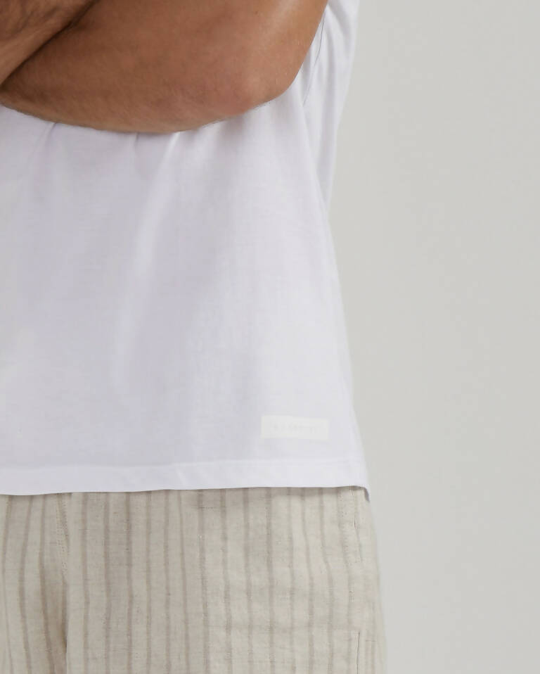 Klasik t-shirt in supima cotton - pure white