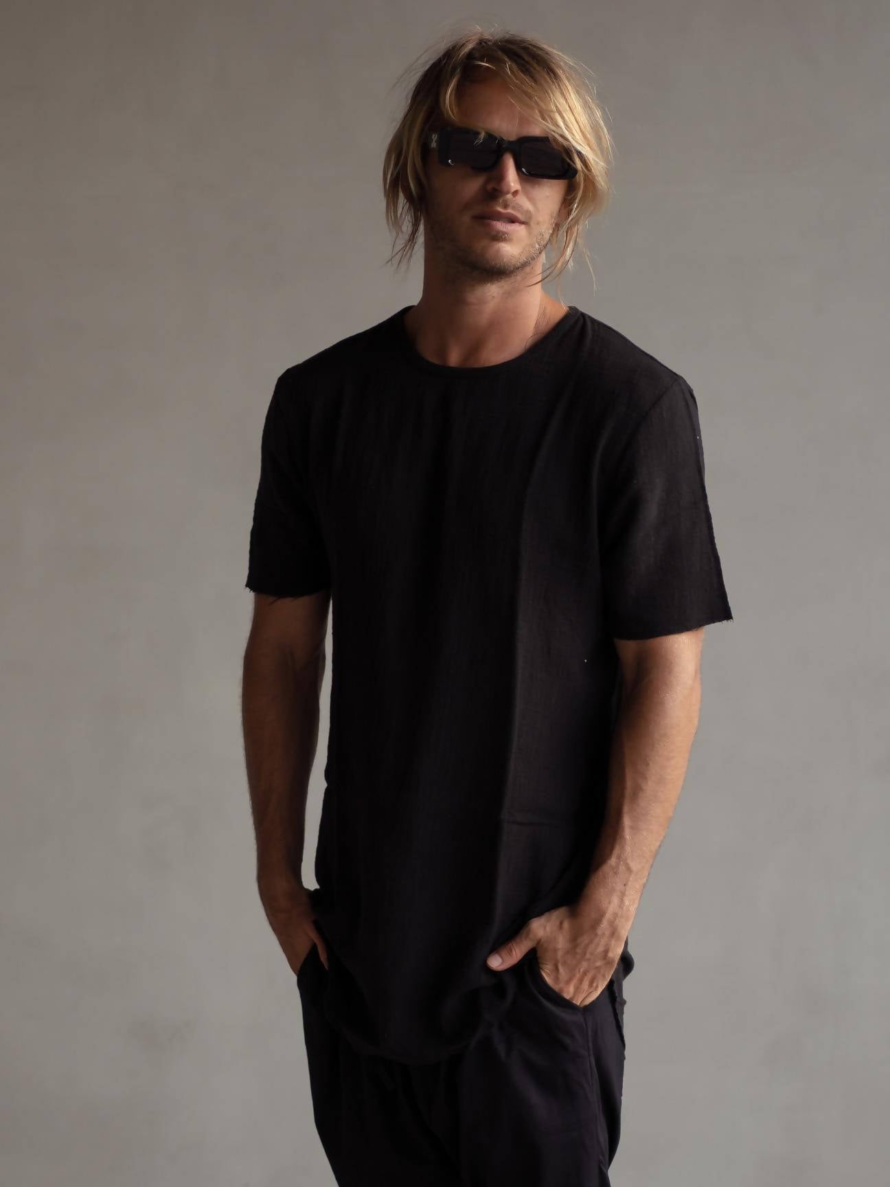 Long tee black