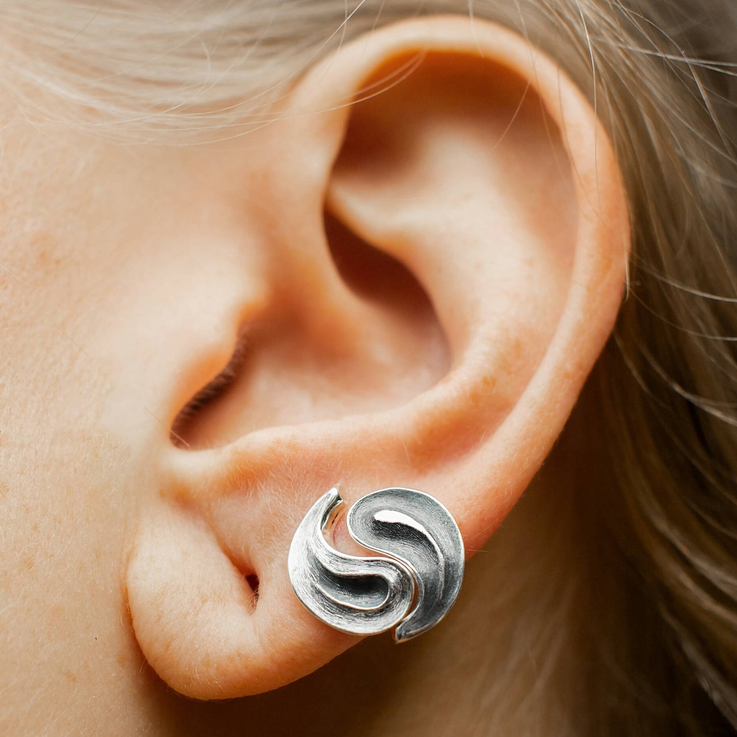 "Yin Yang" Stud Earrings