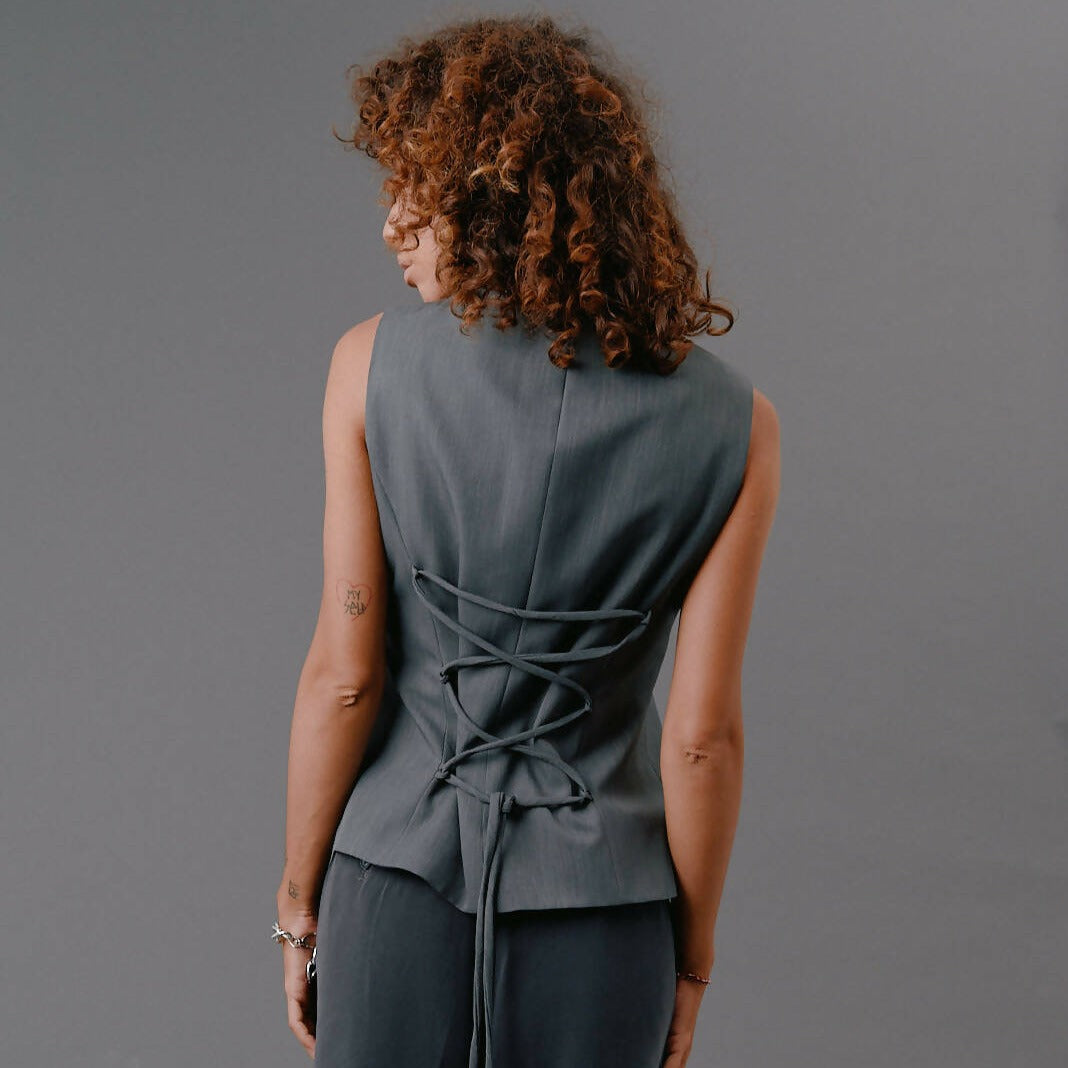 Jacket vest corset