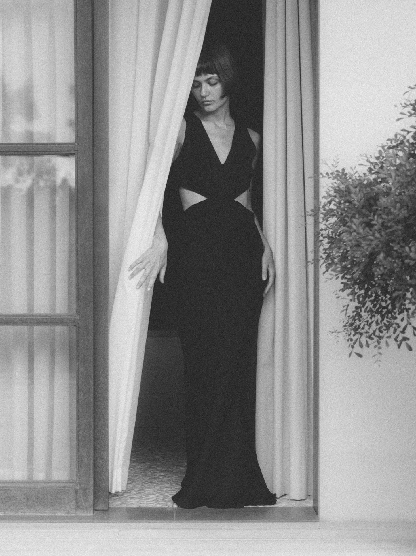 LIA Silk Maxi Dress