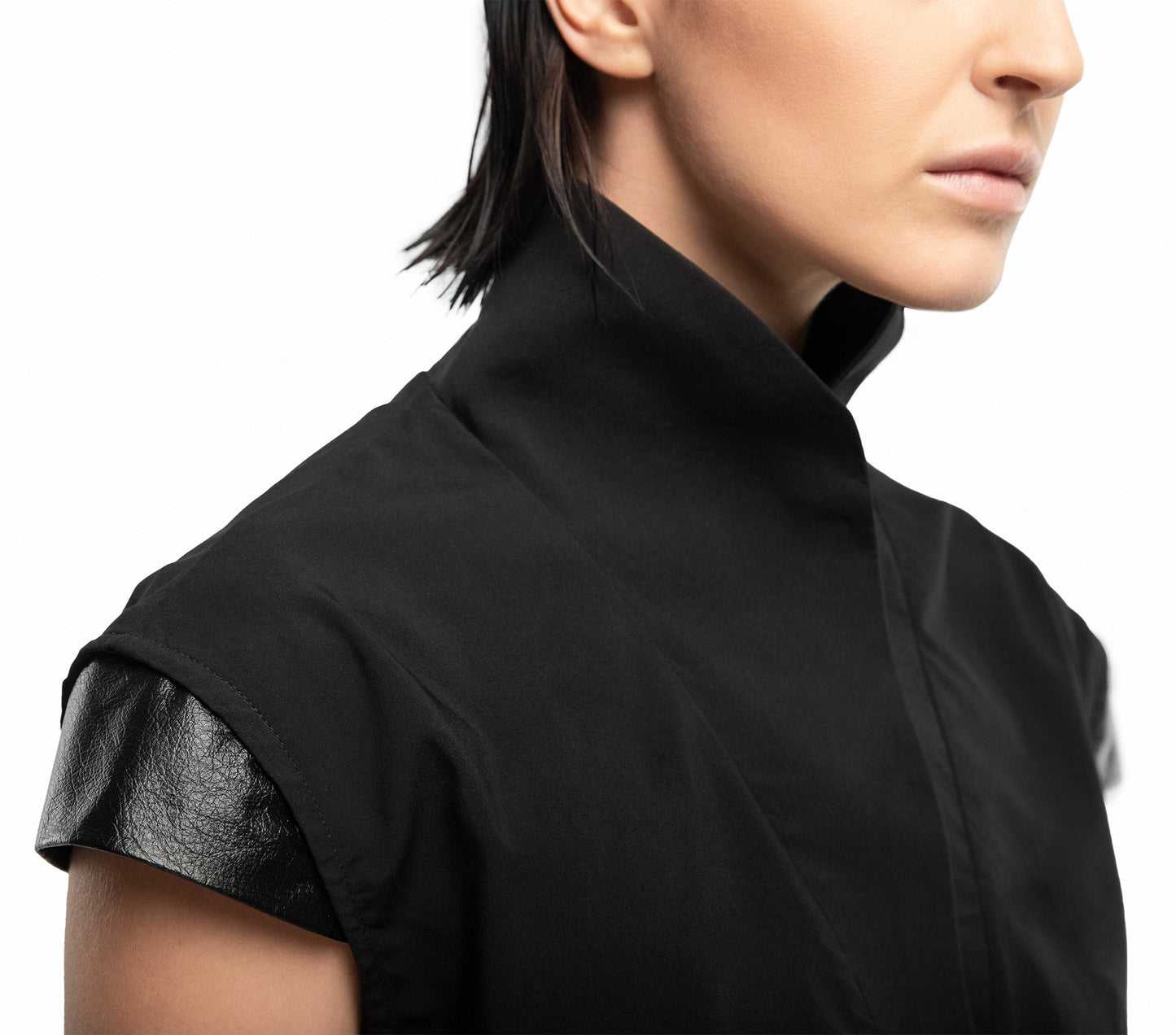 WOMENS FUTURISTIC CROP BLOUSE | OVERZ