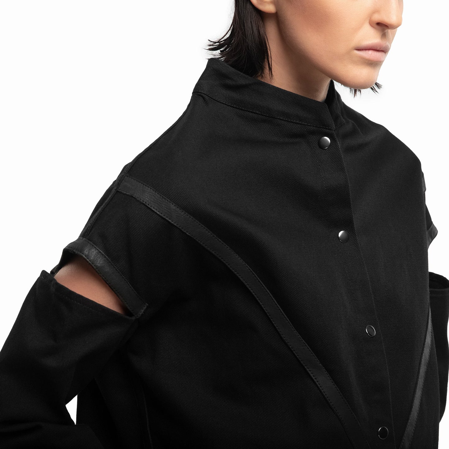 WOMENS FUTURISTIC JACKET BLACK | OVERZ