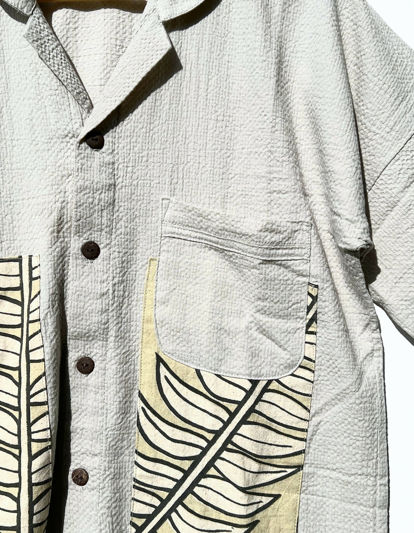 Silver Green Lounge Shirt