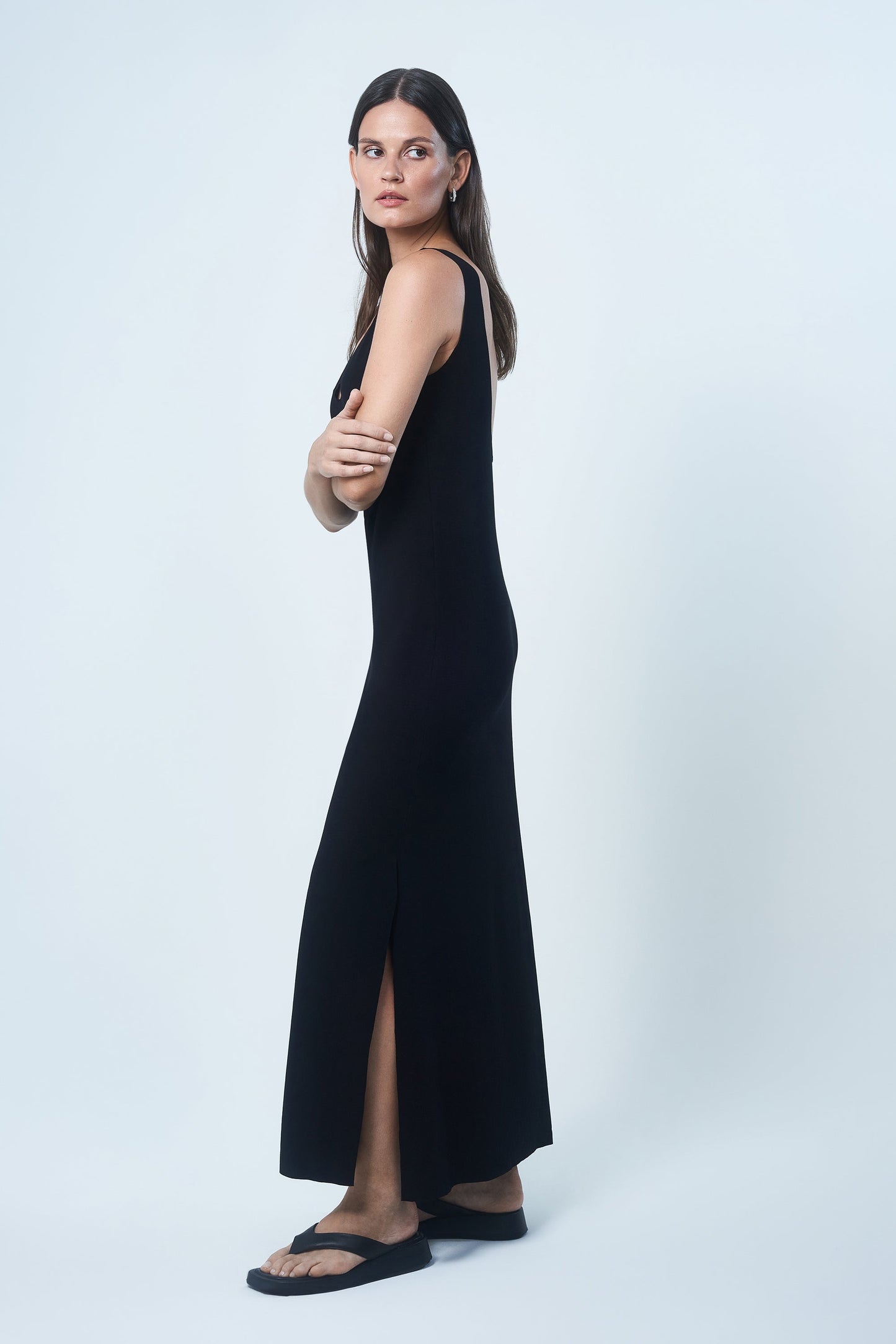 AVA raw cut dress
