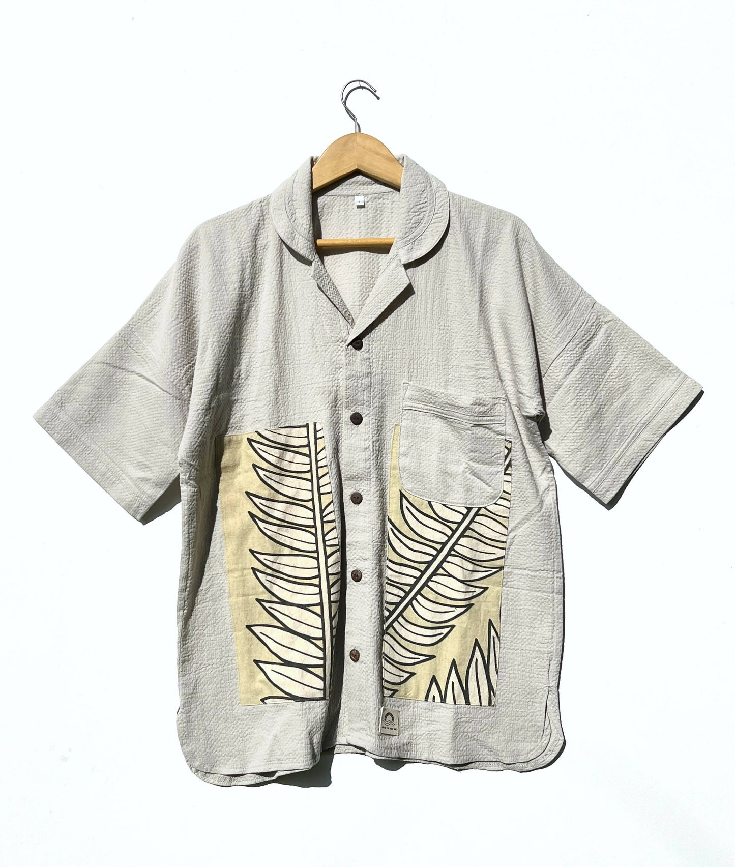 Silver Green Lounge Shirt
