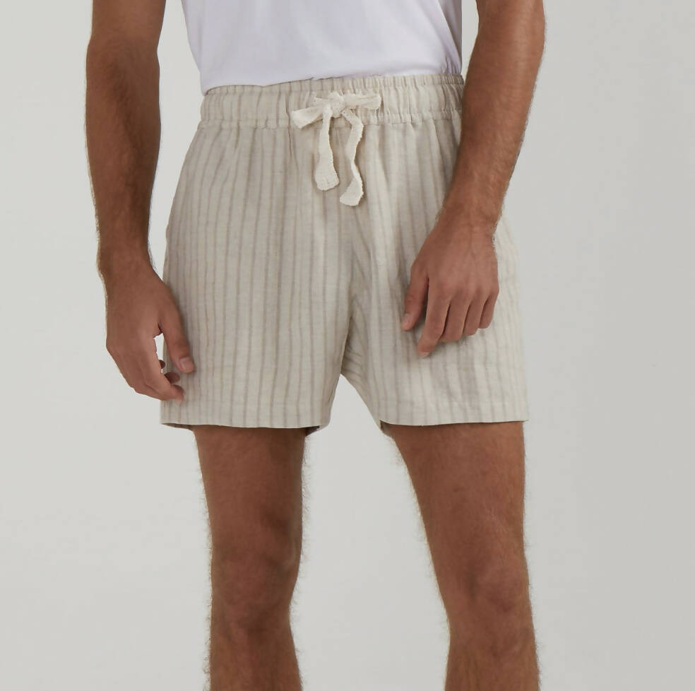 24/7 lounge linen short - hedonist.bali
