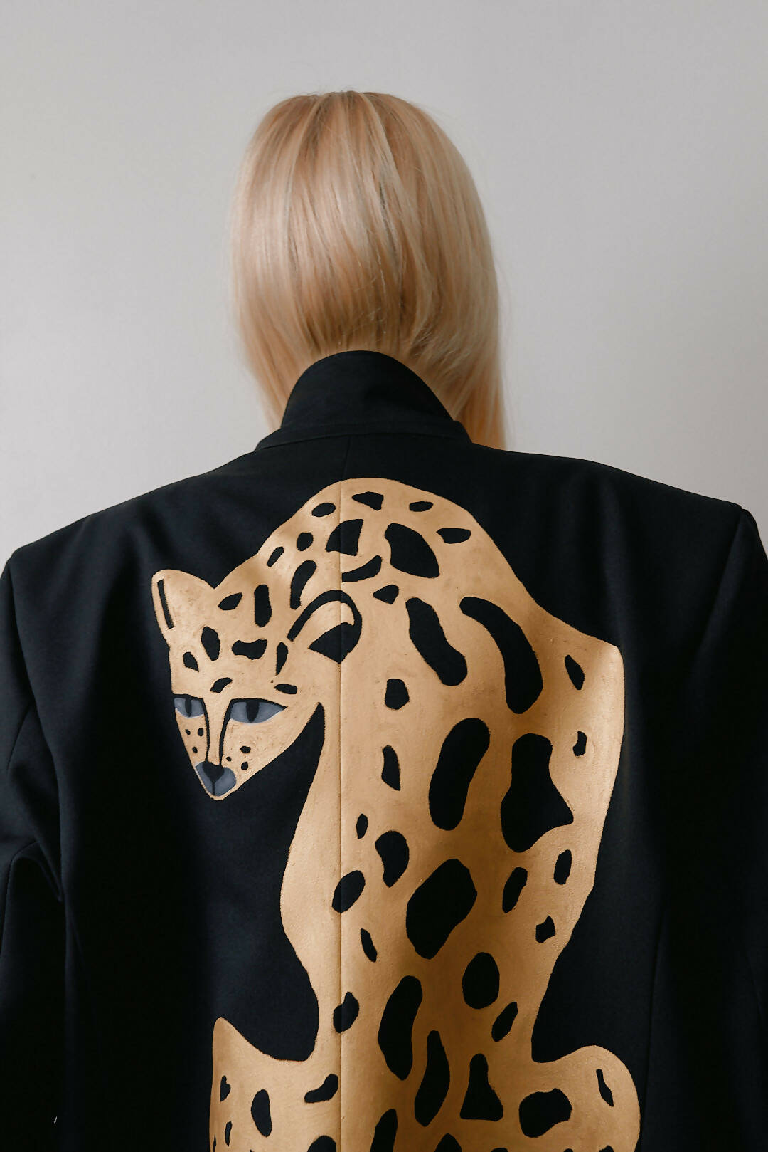 Leopard gold jacket