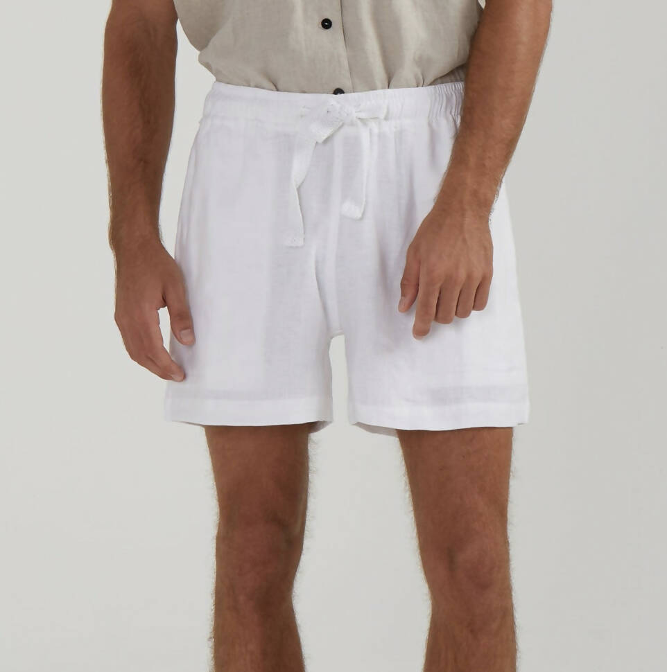 24/7 lounge linen short - hedonist.bali