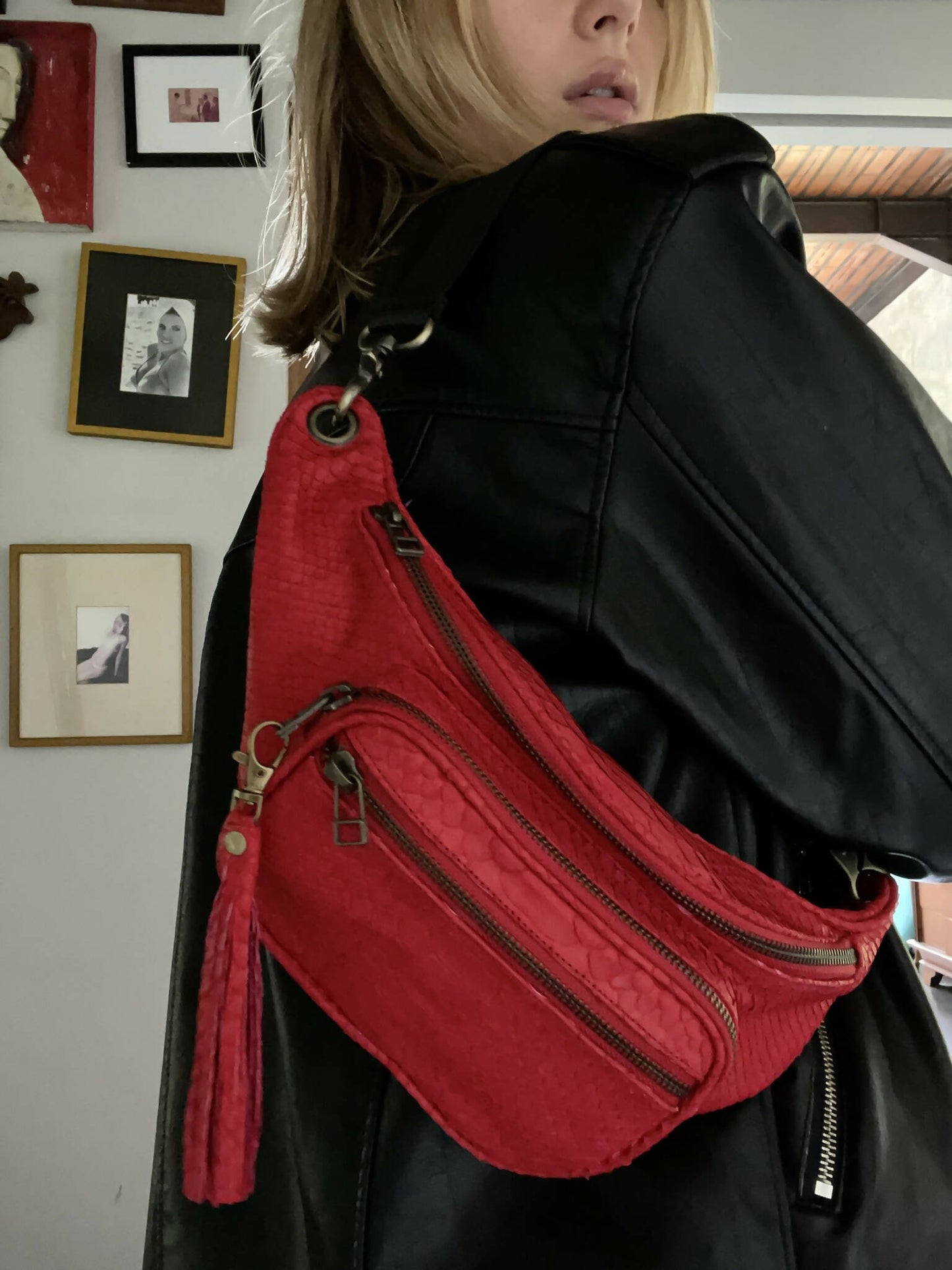 Colorful python bag