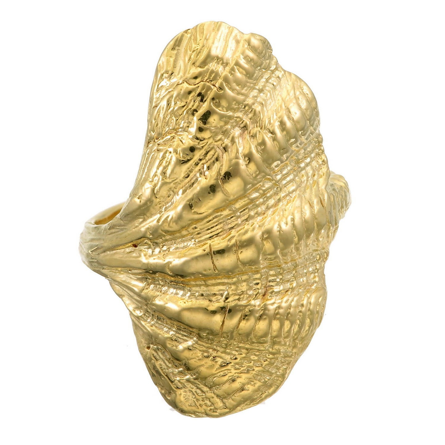 Clam shell ring