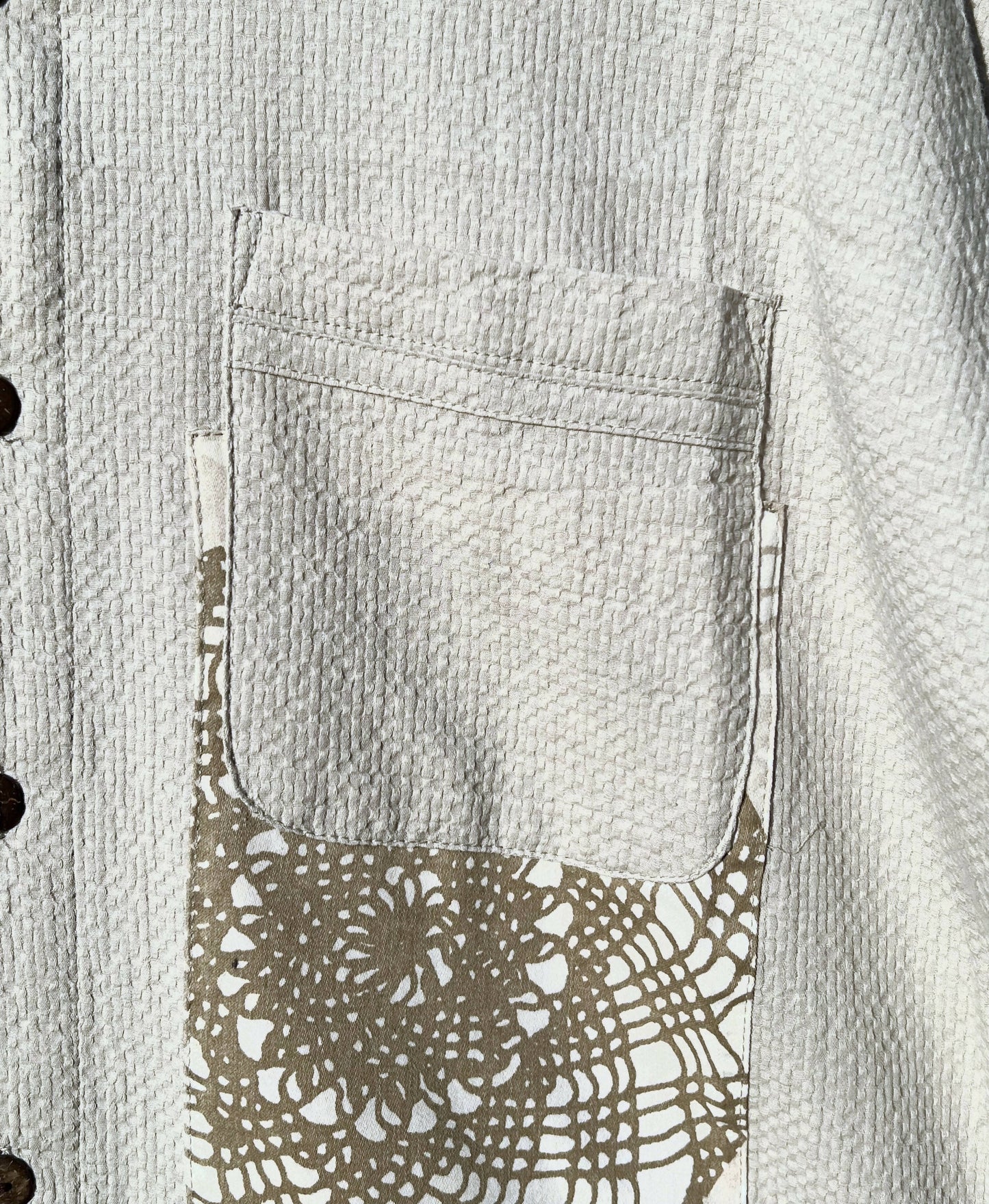 Silver Green Lounge Shirt