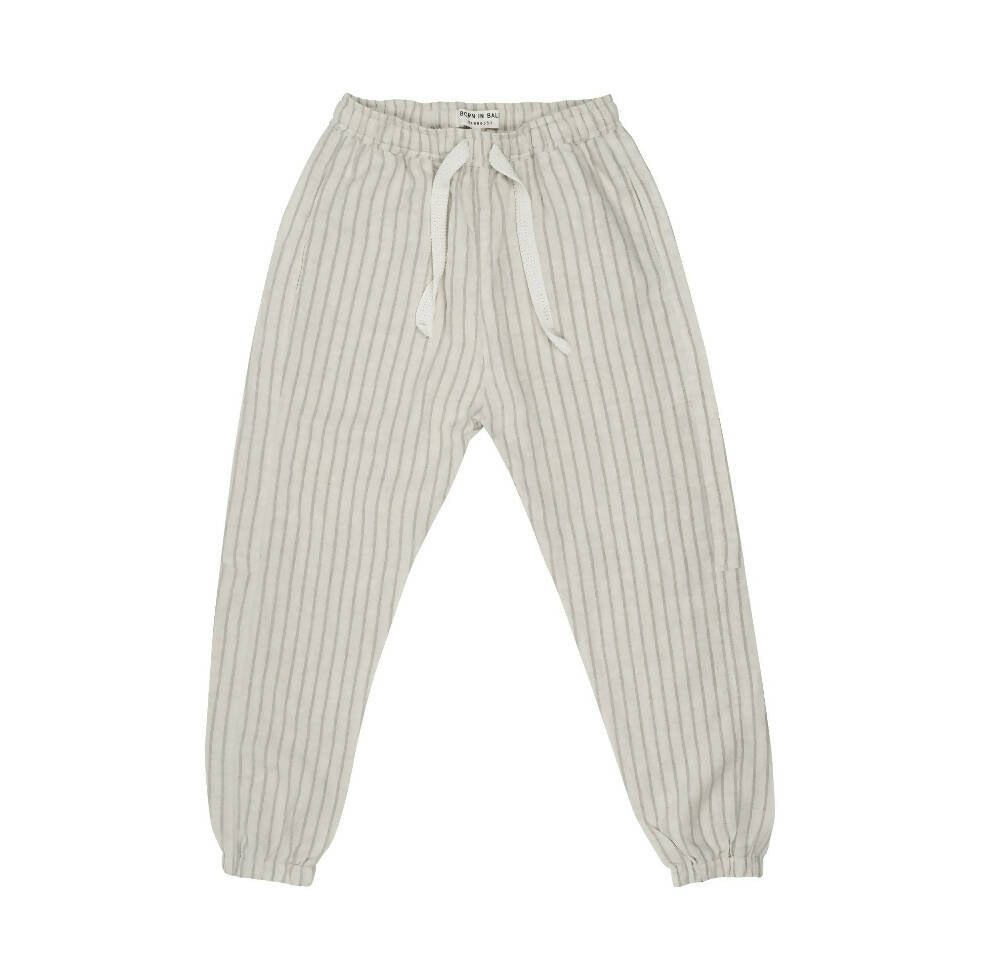 Society lounge linen long pants in slate - hedonist.bali