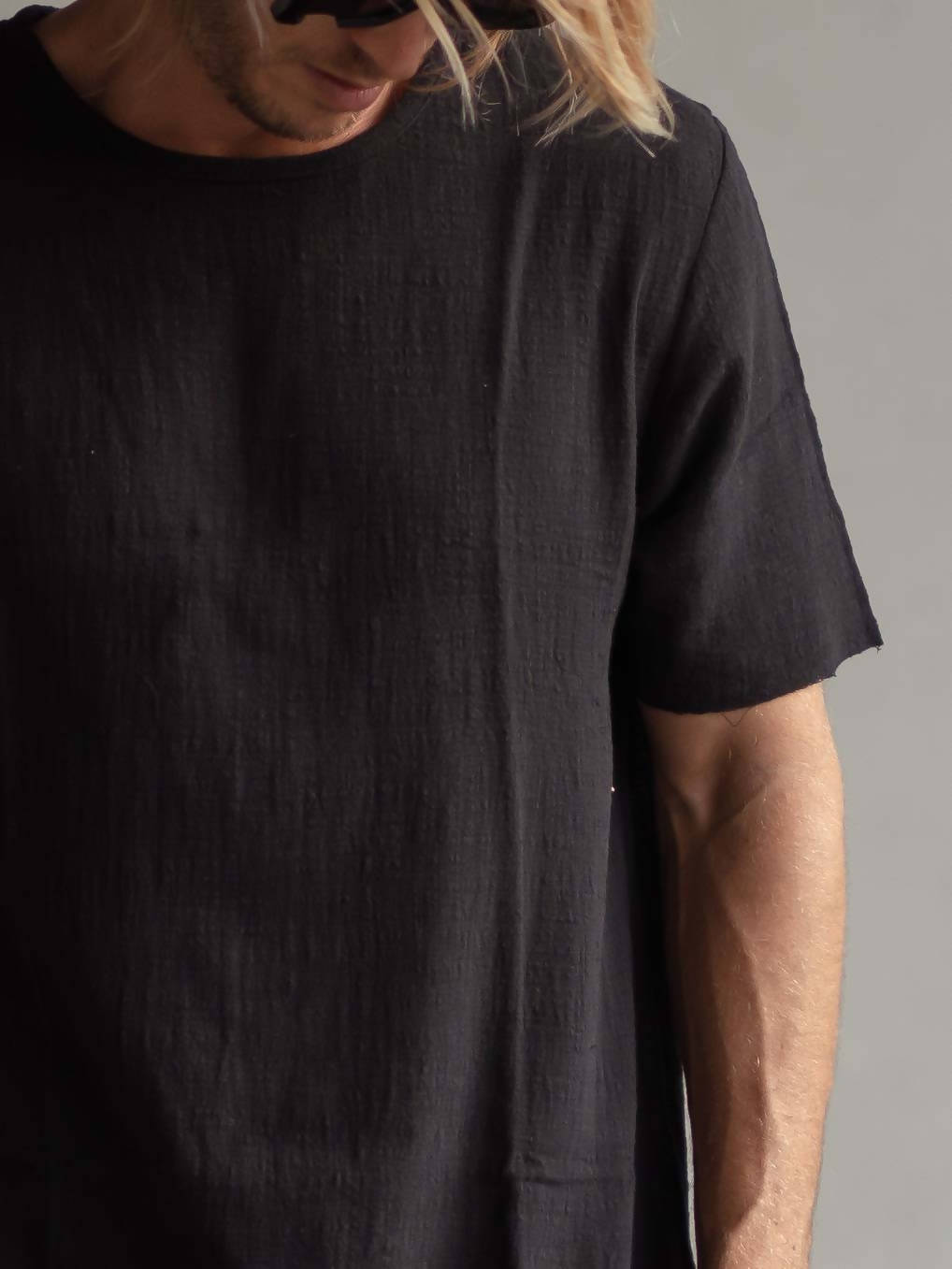 Long tee black