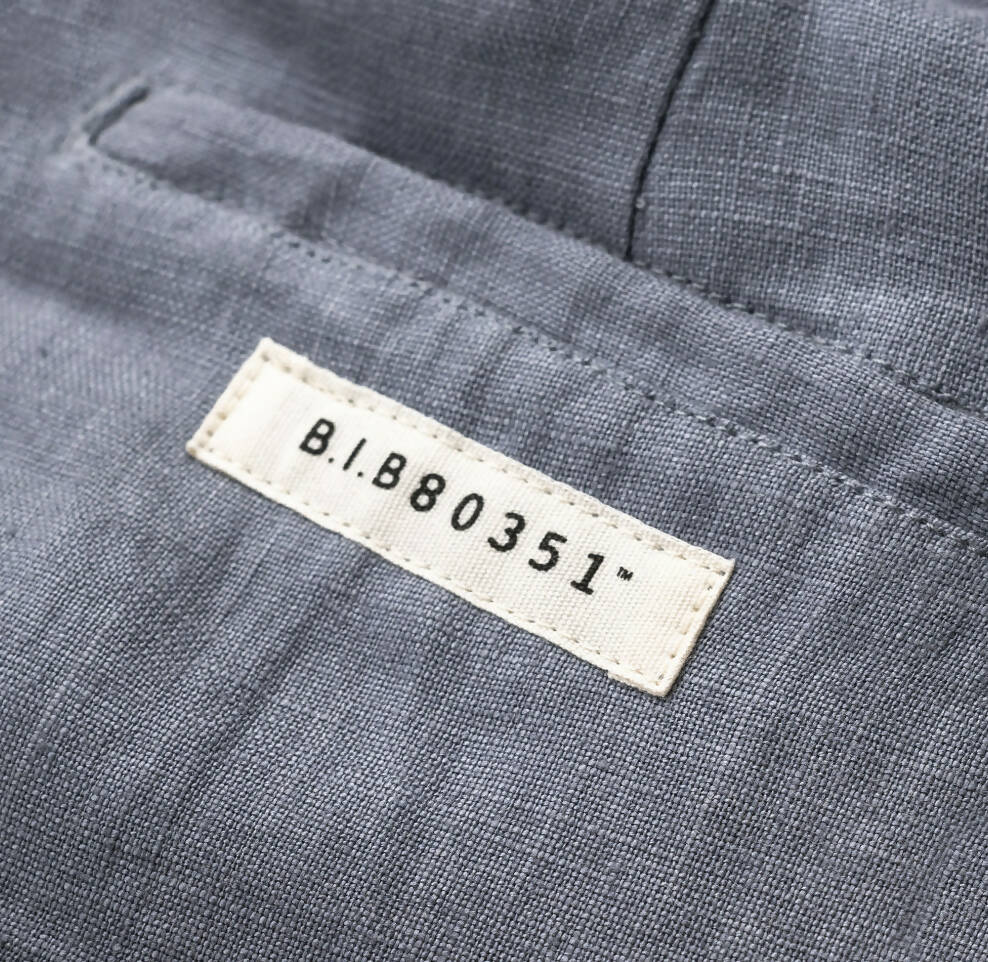 Society lounge linen long pants in slate - hedonist.bali