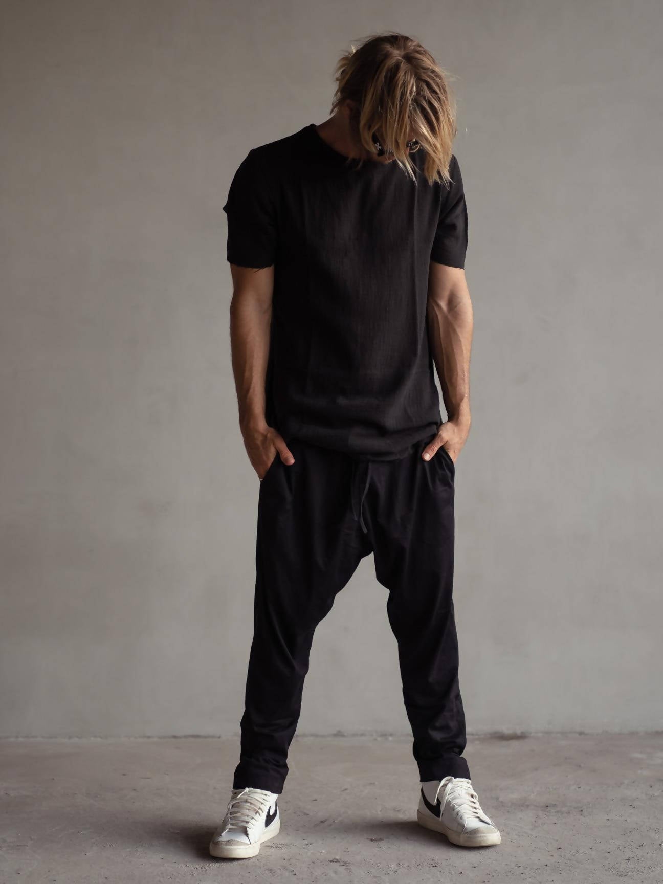 Long tee black