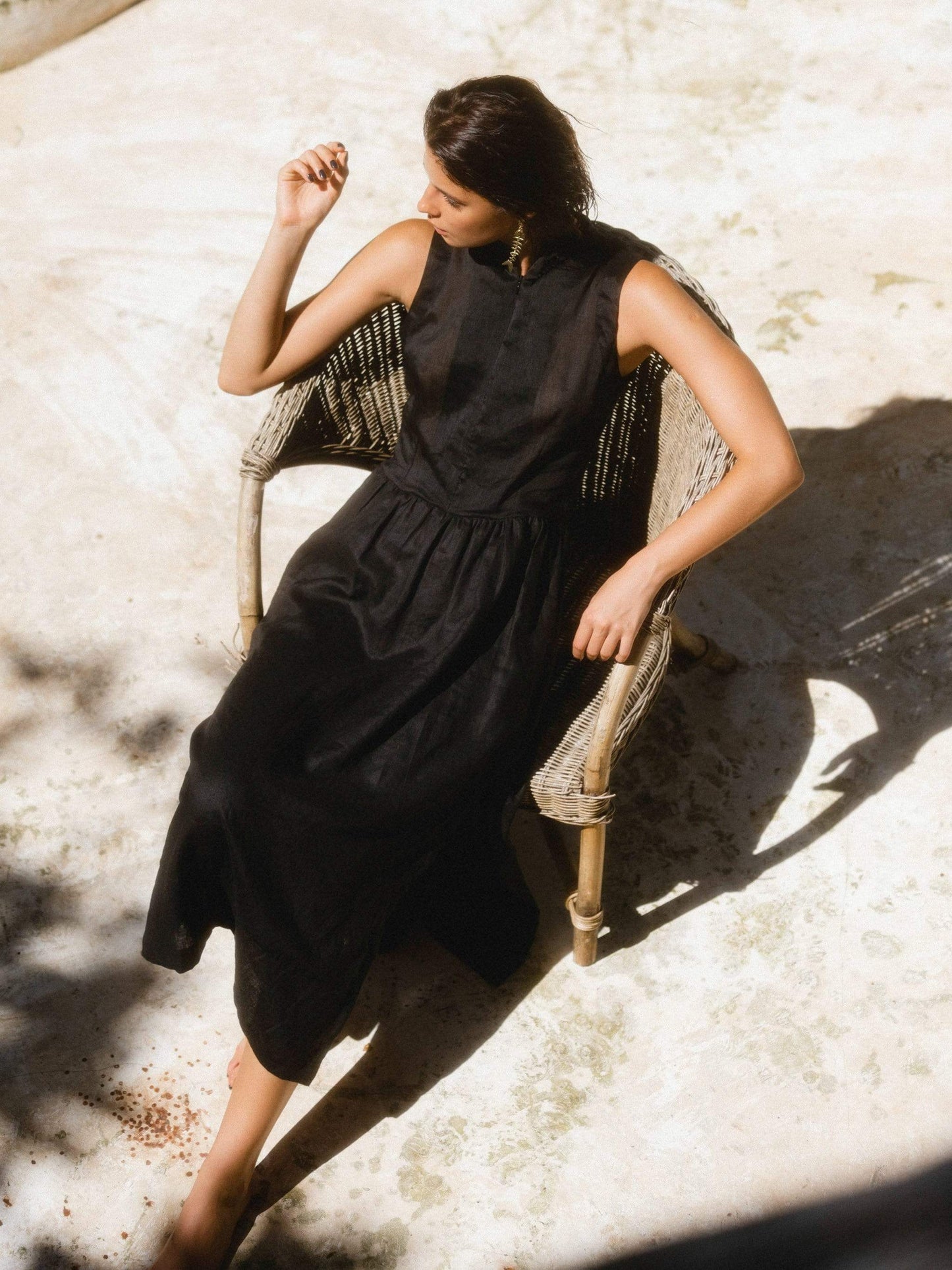 Art of Simplicity Dresses FEY Linen Midi Dress