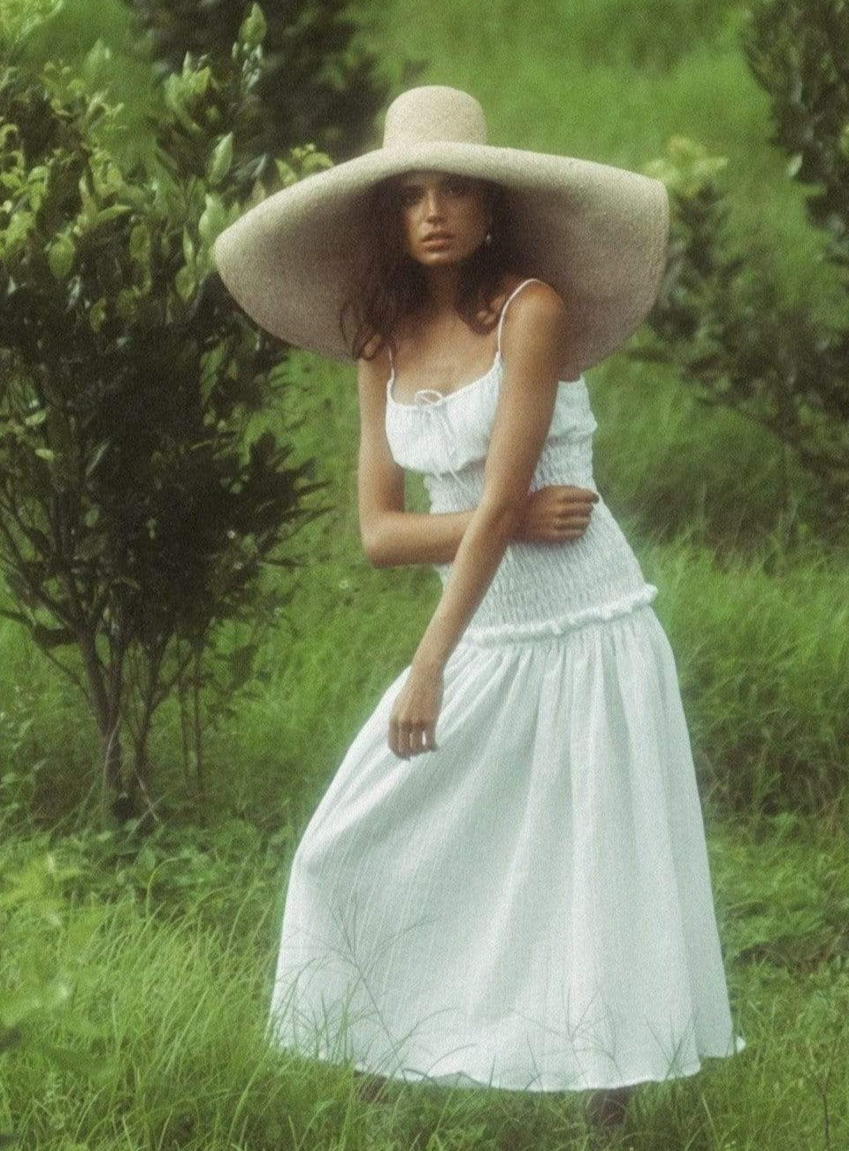 Art of Simplicity Dresses KATE Boho Midi Dress in White