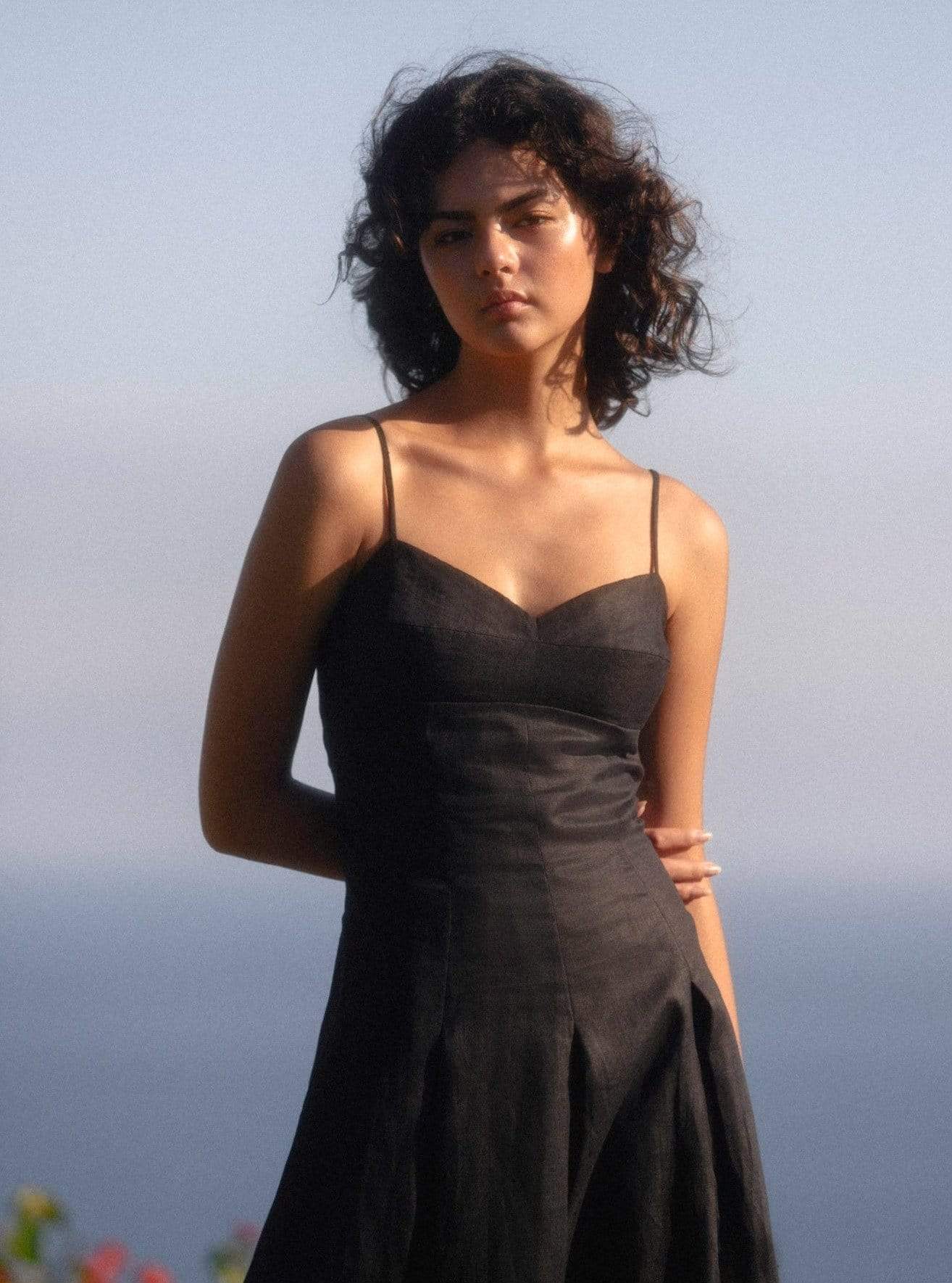 Art of Simplicity Dresses MIA Evening Linen Dress