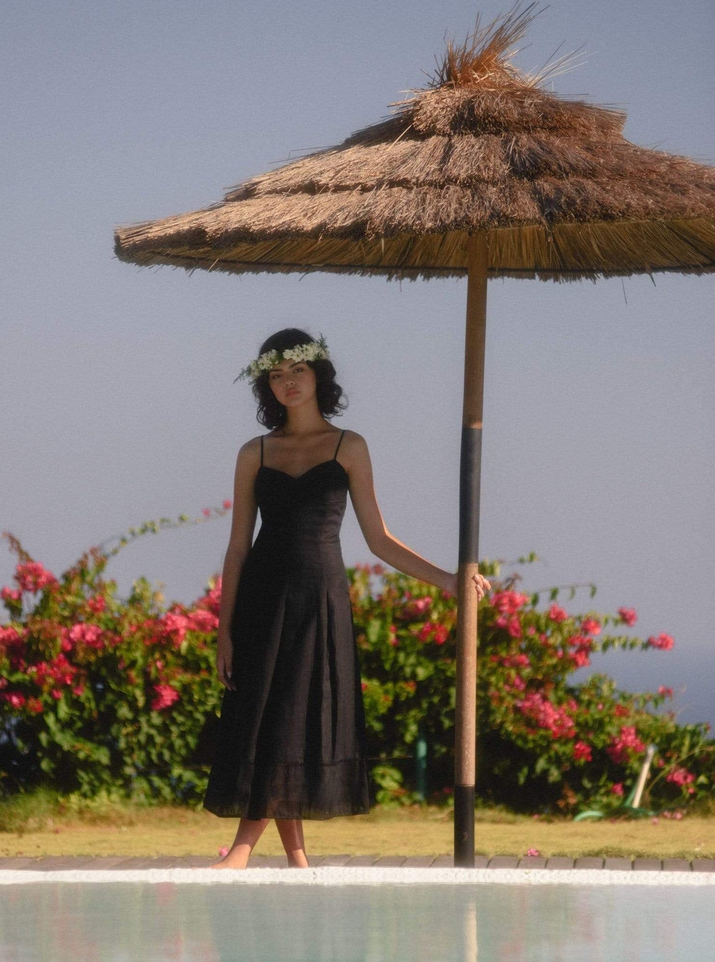 Art of Simplicity Dresses MIA Evening Linen Dress