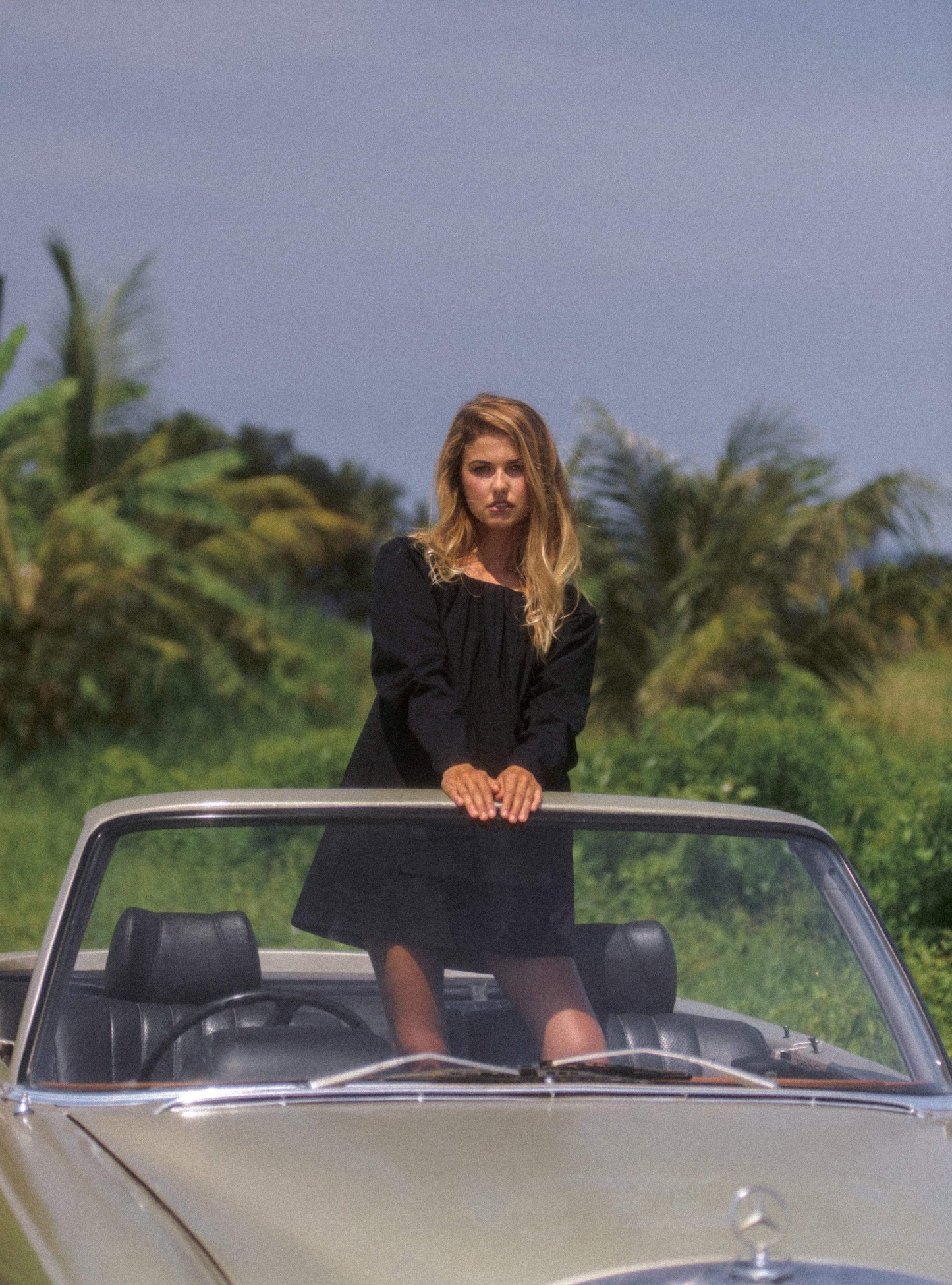 Art of Simplicity Dresses SARAH Shift Linen Dress in Black