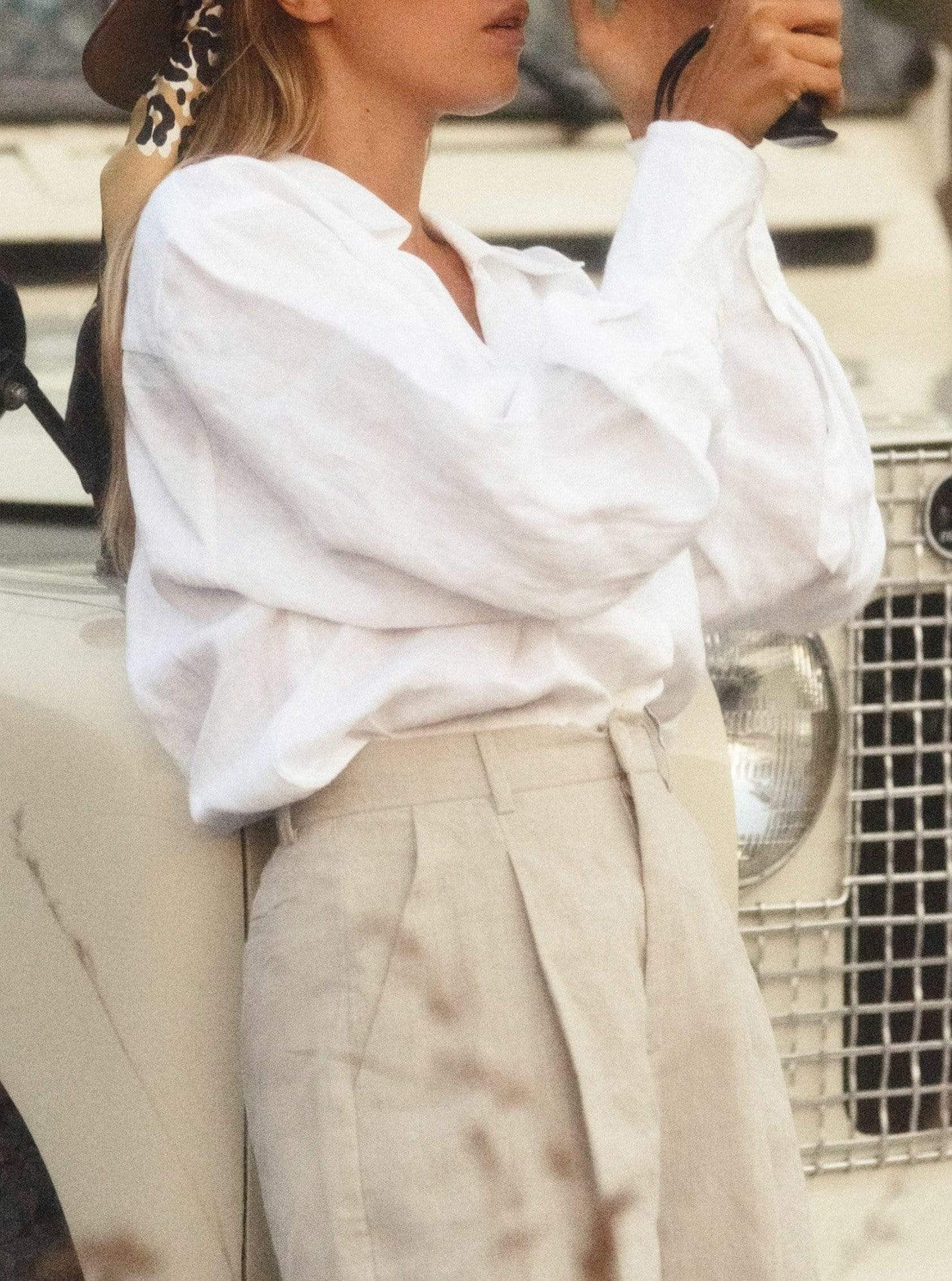Art of Simplicity Pants ELISSA Tapered Linen Pants