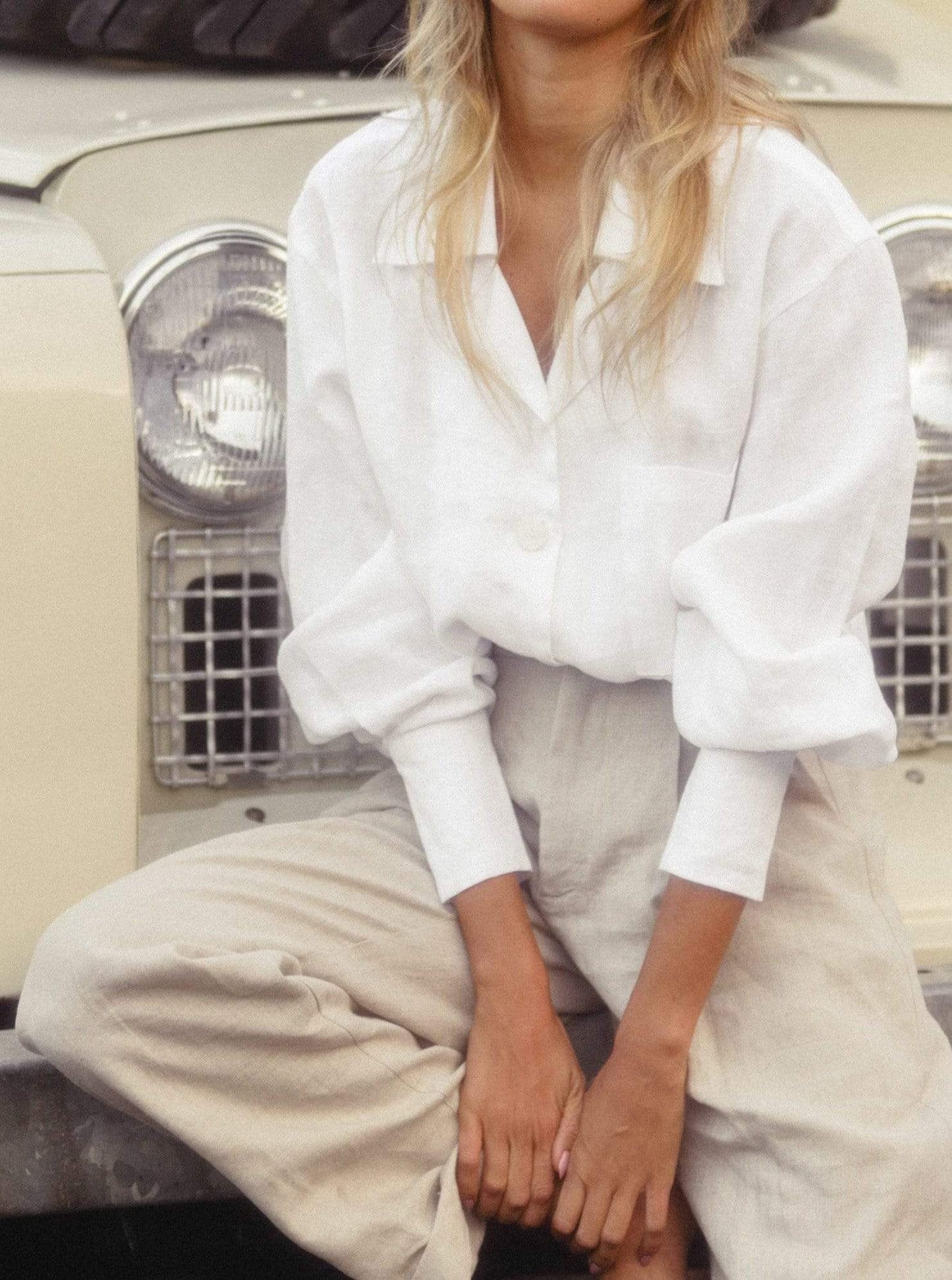 Art of Simplicity Pants ELISSA Tapered Linen Pants