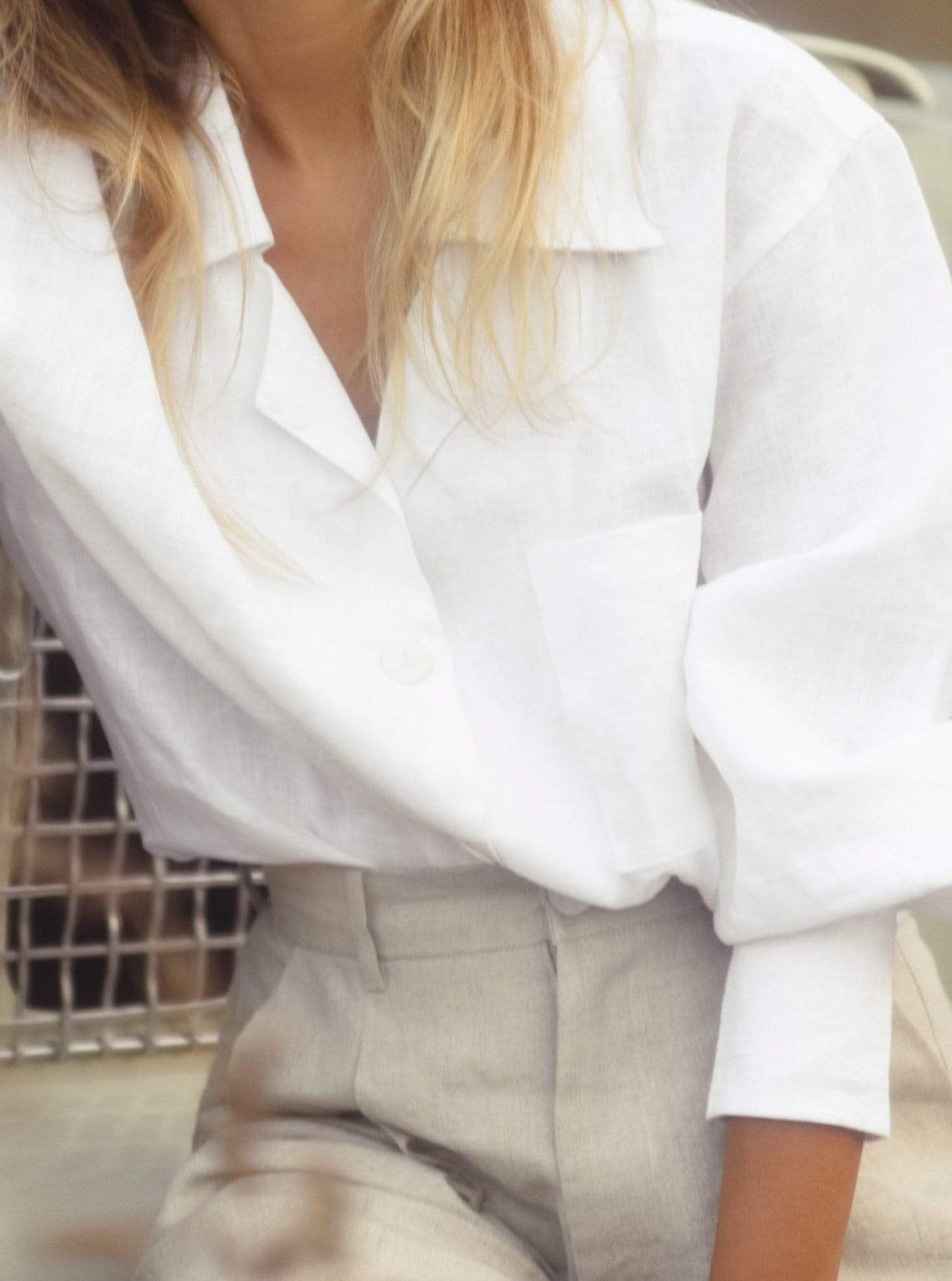 Art of Simplicity Pants ELISSA Tapered Linen Pants