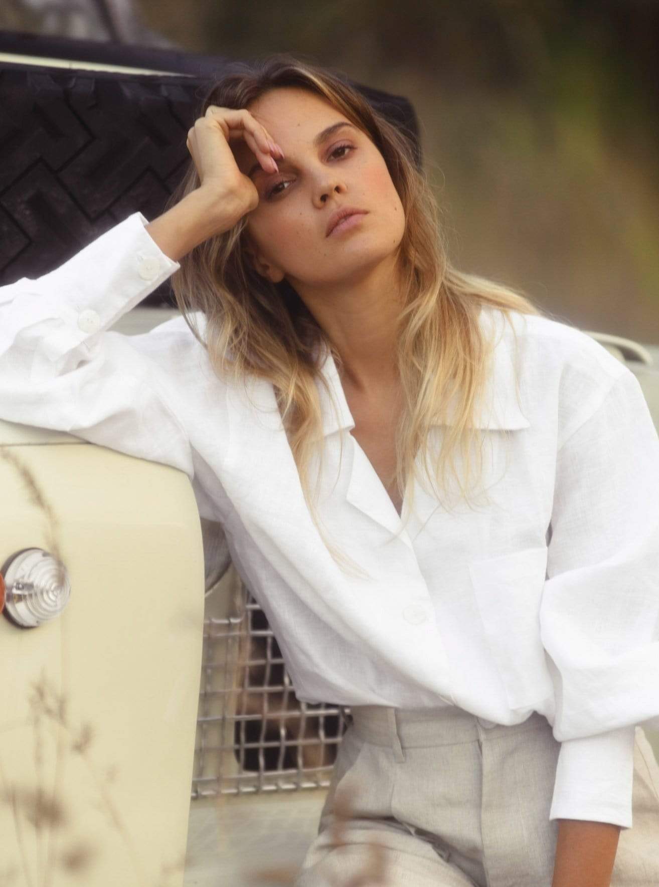 Art of Simplicity Shirts JULIANE Long Sleeve Linen Shirt