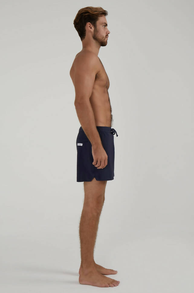 Ribbed swim shorts