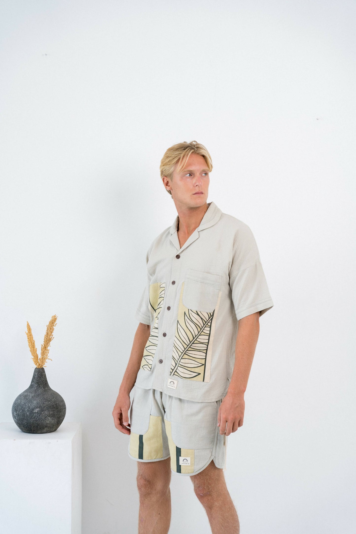 Silver Green Lounge Shirt