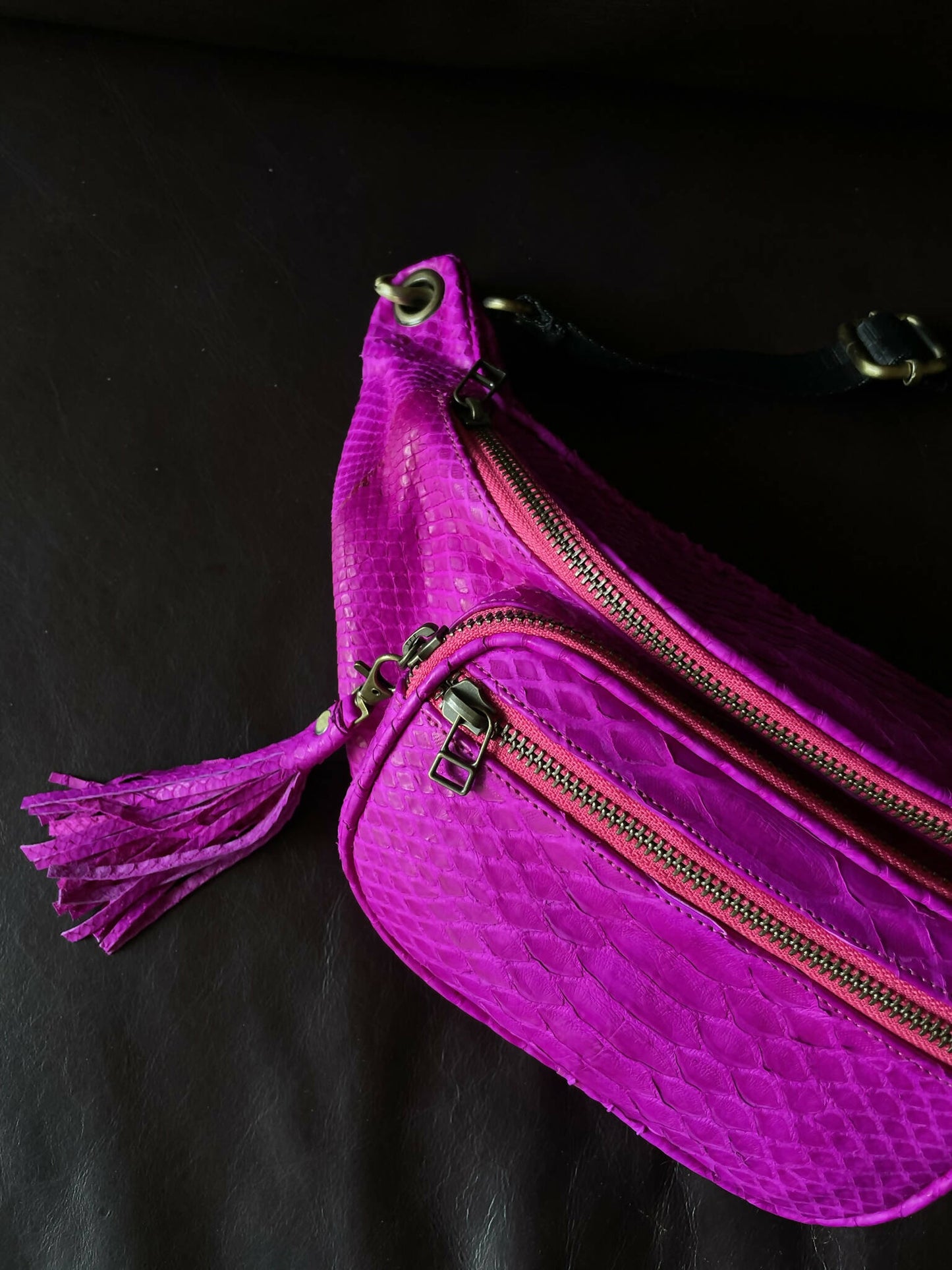 Colorful python bag