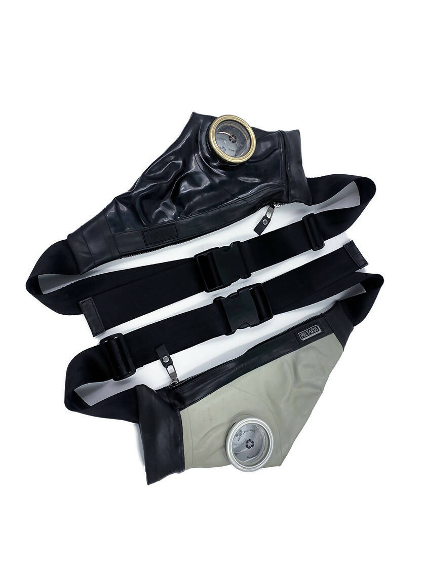 Gasmask bag on belt