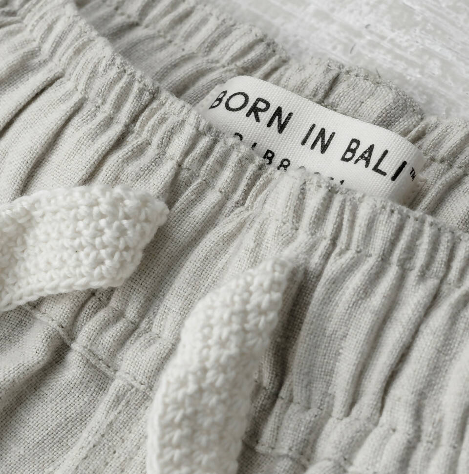 24/7 lounge linen short - hedonist.bali