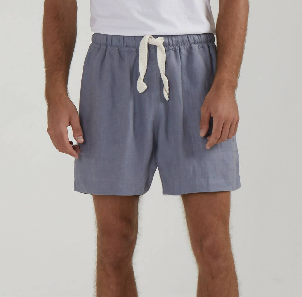 24/7 lounge linen short - hedonist.bali