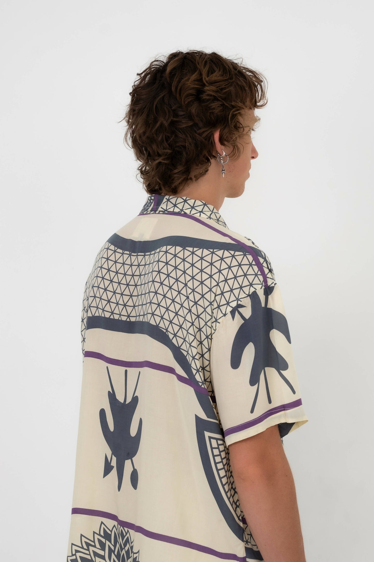 Basotho lounge shirt vanilla