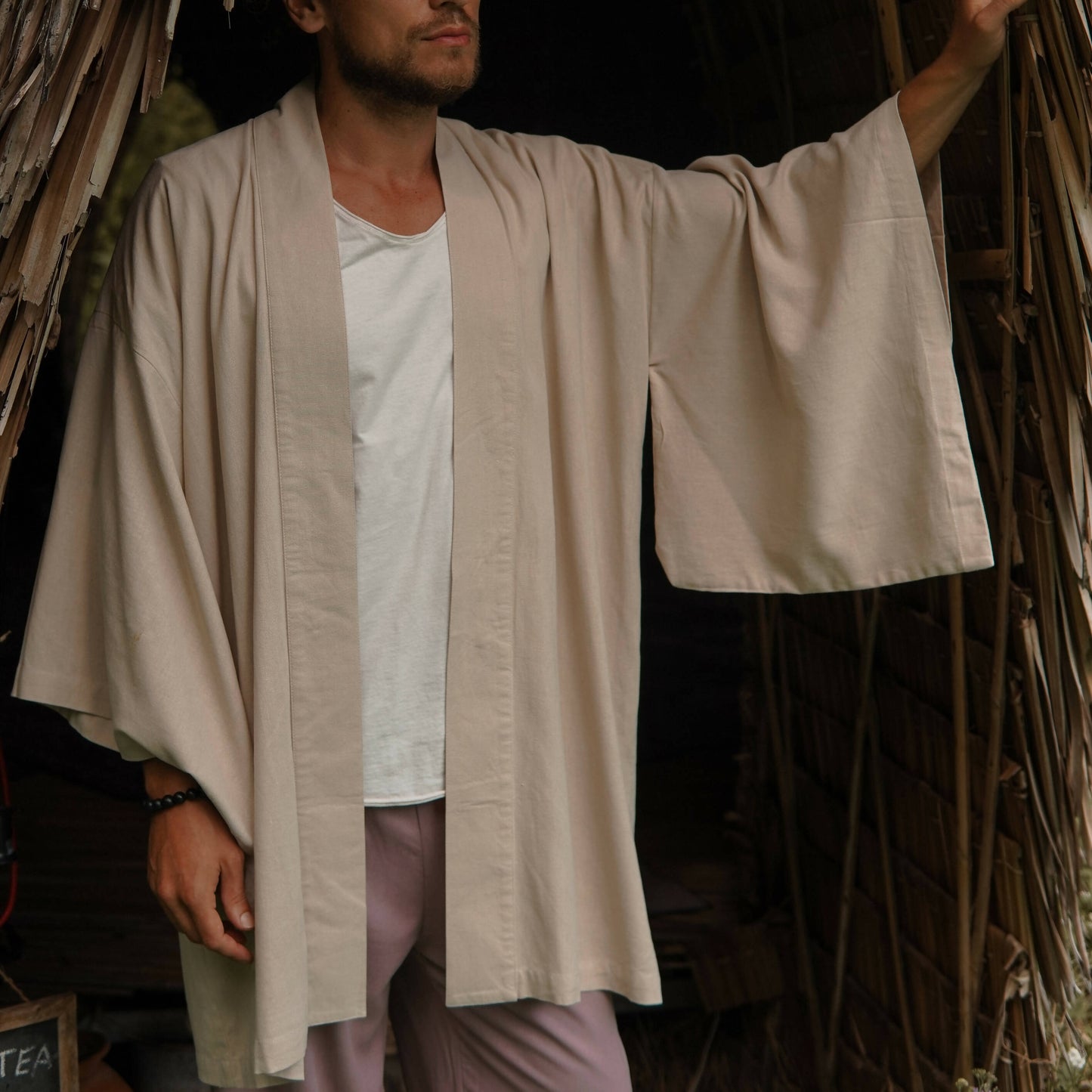 Linen Japanese Haori-jacket