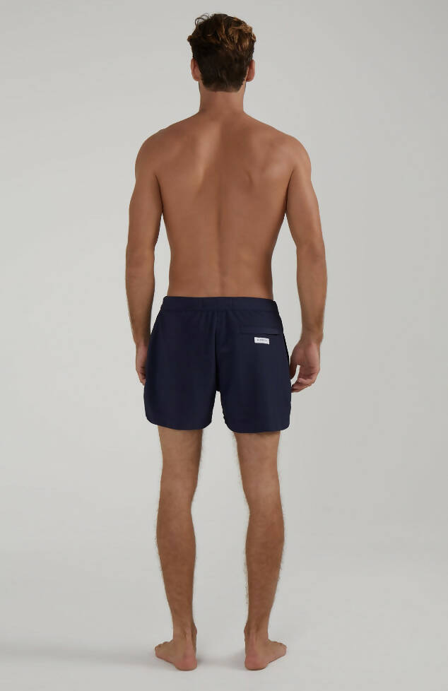 Ribbed swim shorts