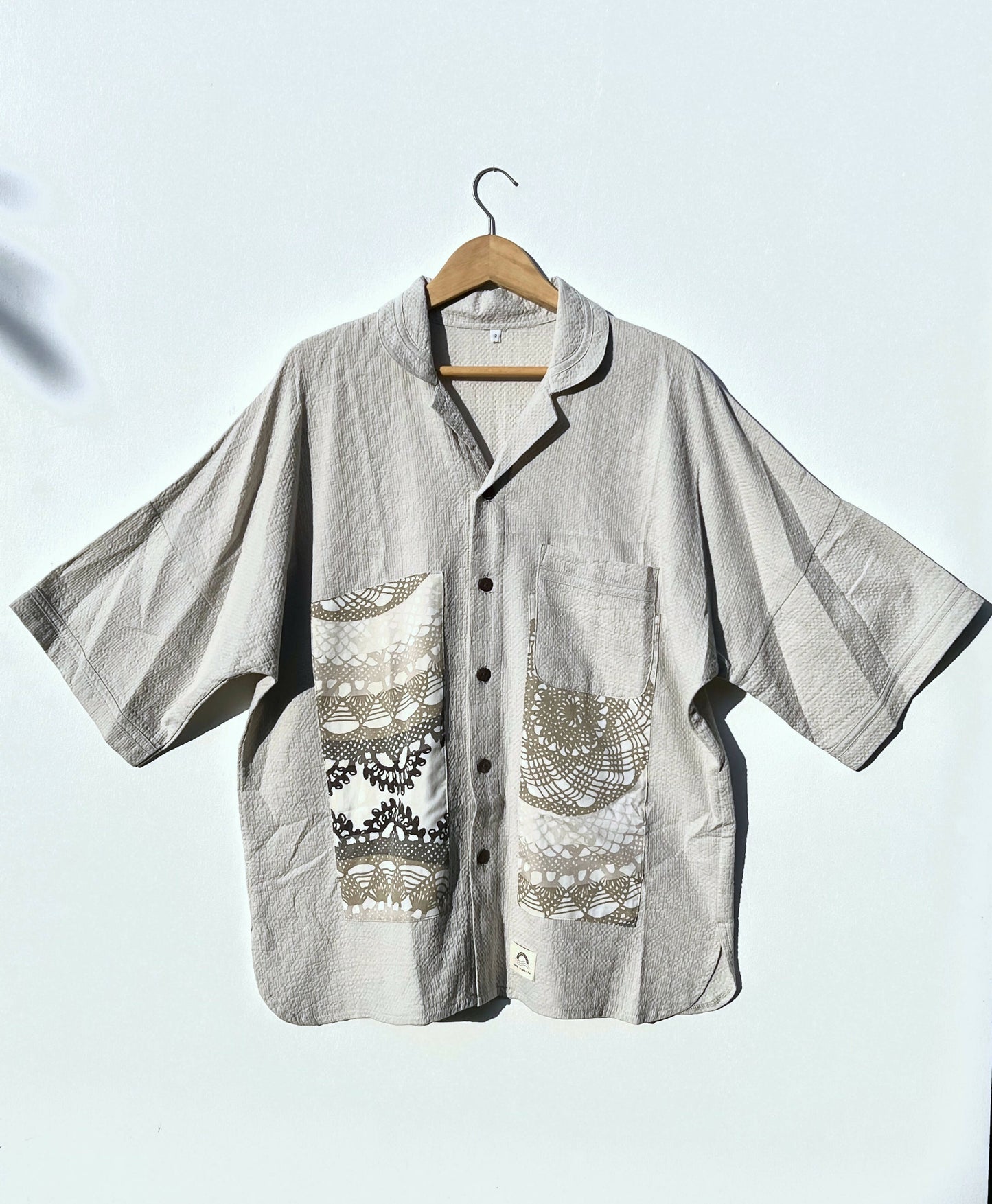 Silver Green Lounge Shirt