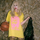 ROCK STAR TEE YELLOW
