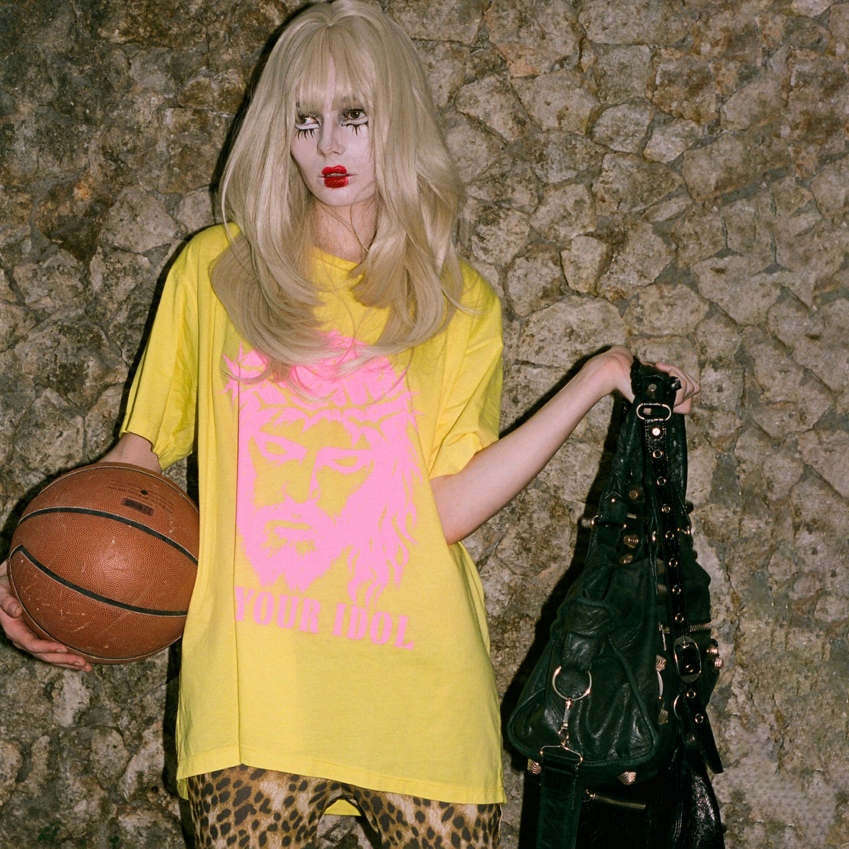ROCK STAR TEE YELLOW