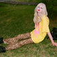 ROCK STAR TEE YELLOW