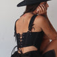 DITA CORSET 2.0 BLACK DENIM